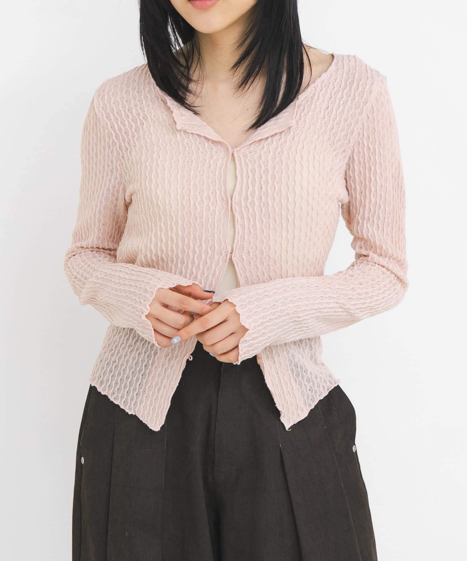 身長：160cm サイズ：one