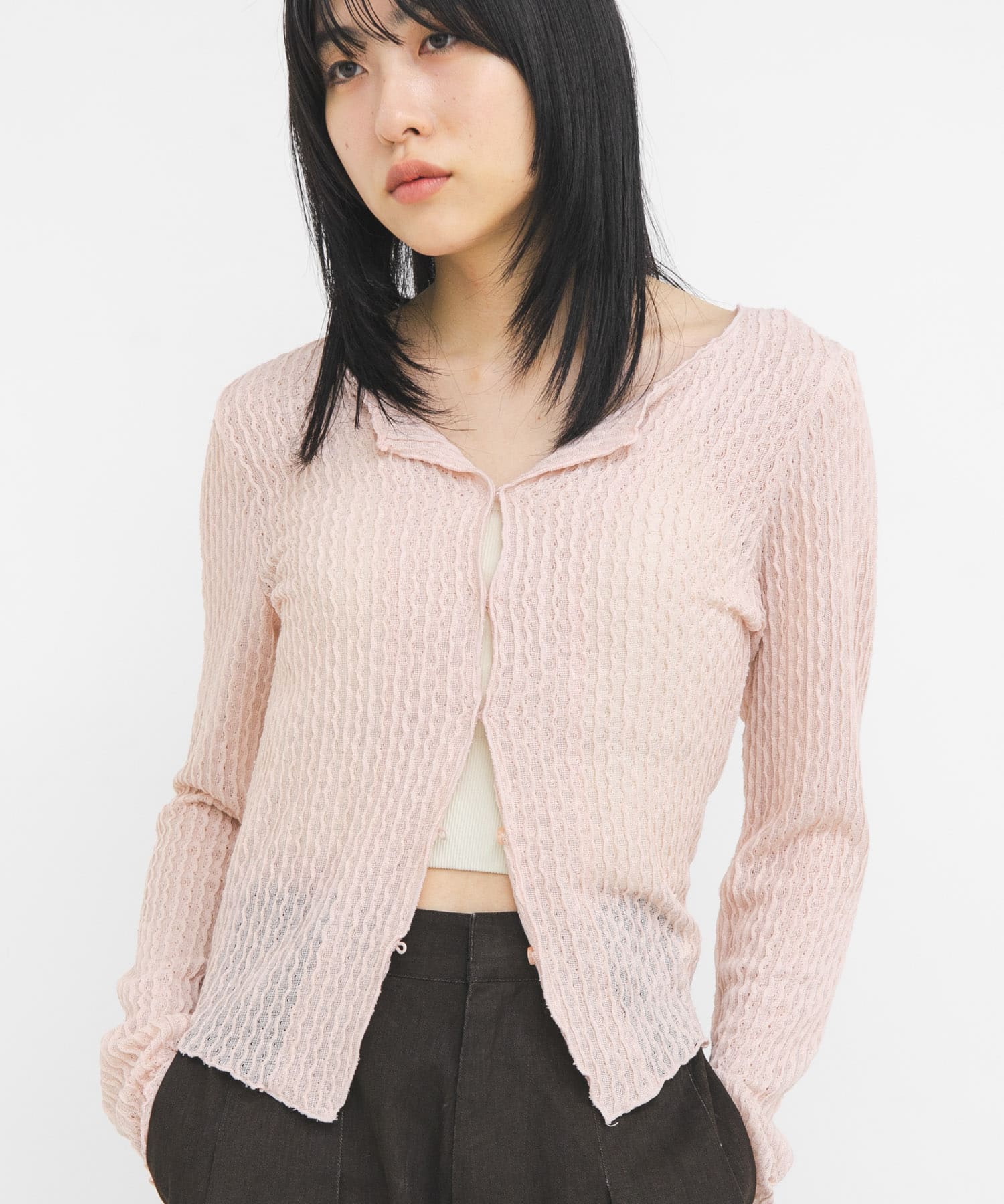 身長：160cm サイズ：one