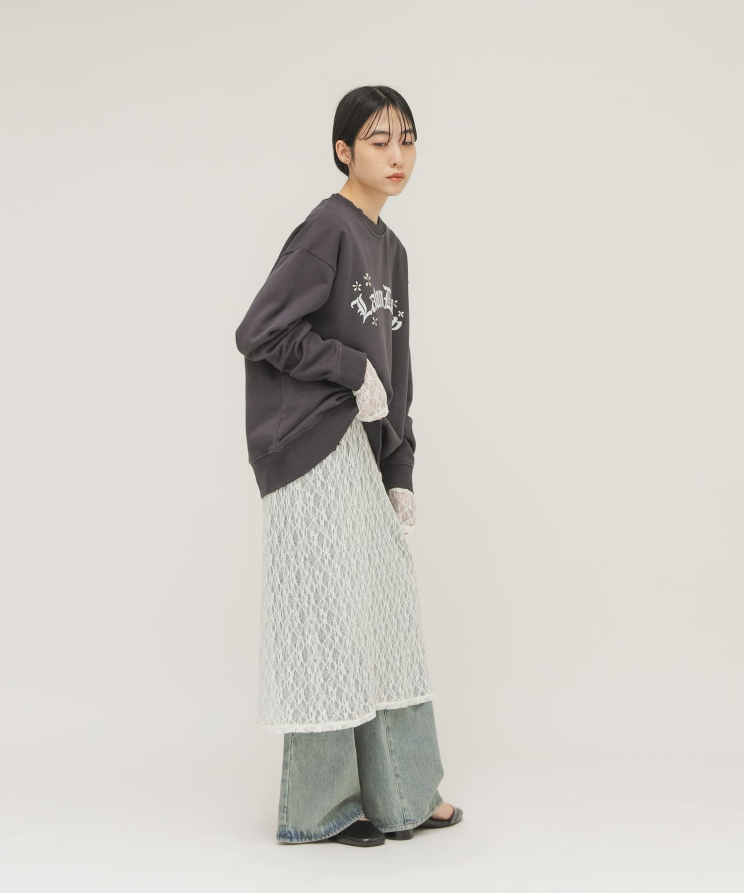 身長：160cm サイズ：one