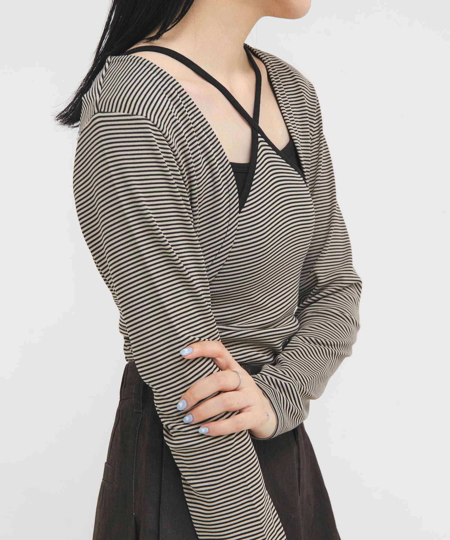 ボレロSETデザイントップス(One GRAY×BLK): トップス｜URBAN RESEARCH
