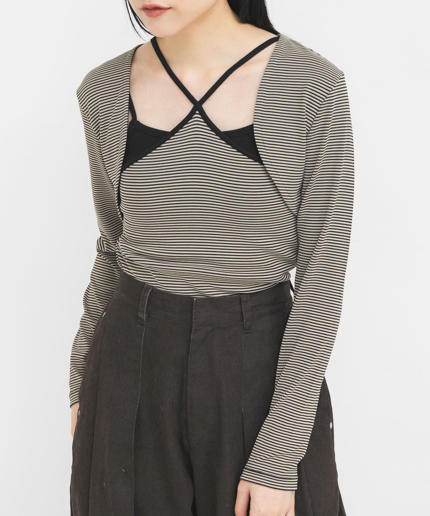 BEIGE×BLK
