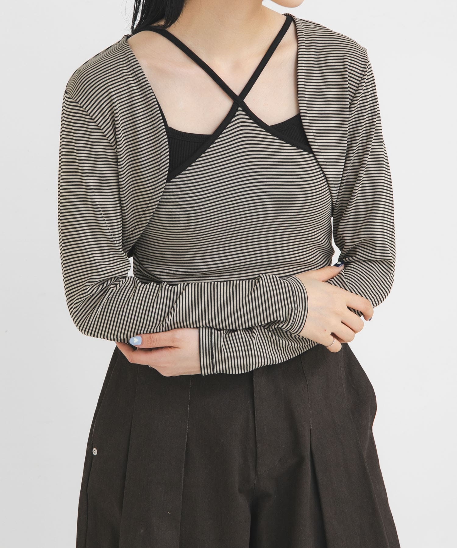 BEIGE×BLK