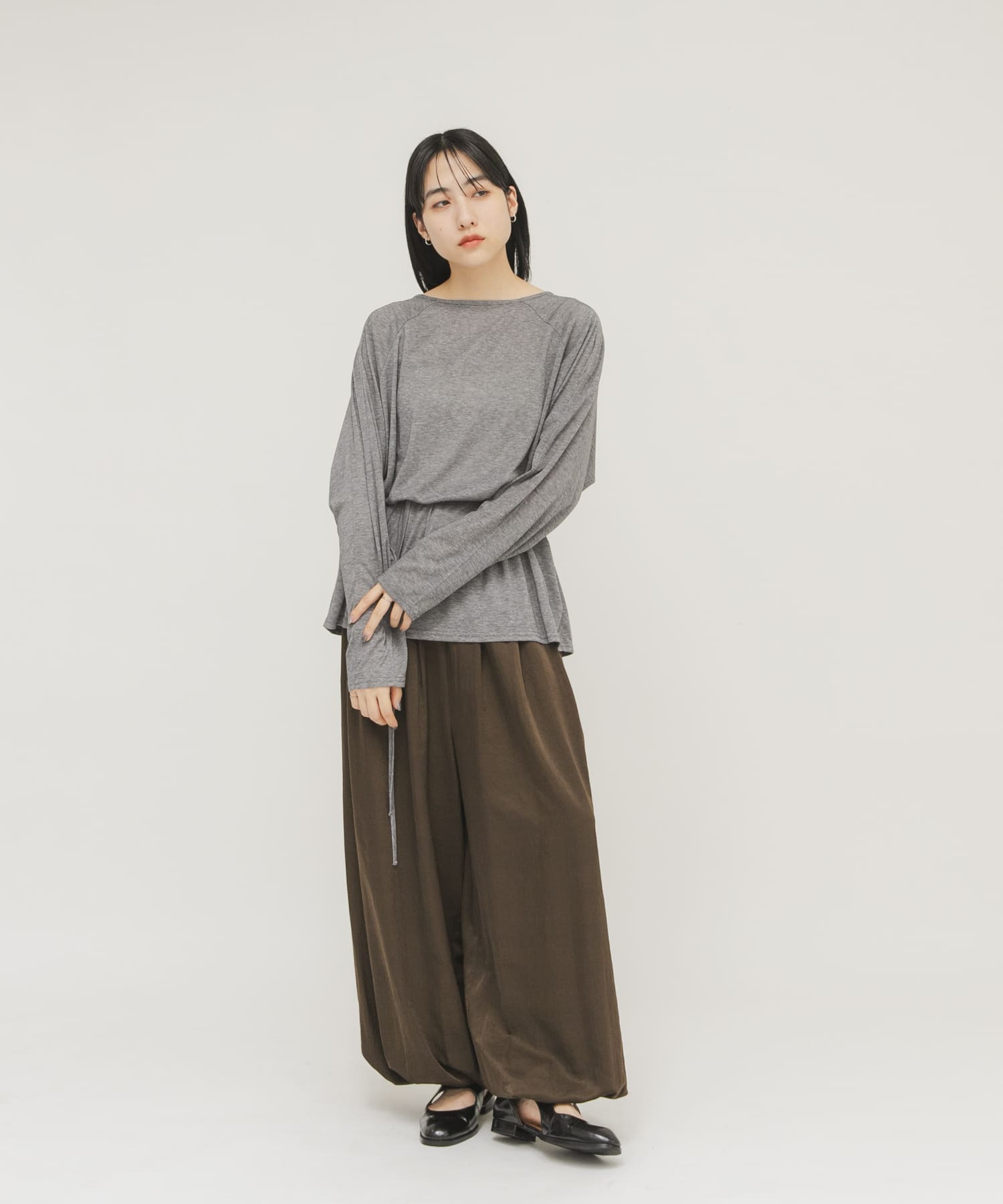 身長：160cm サイズ：one