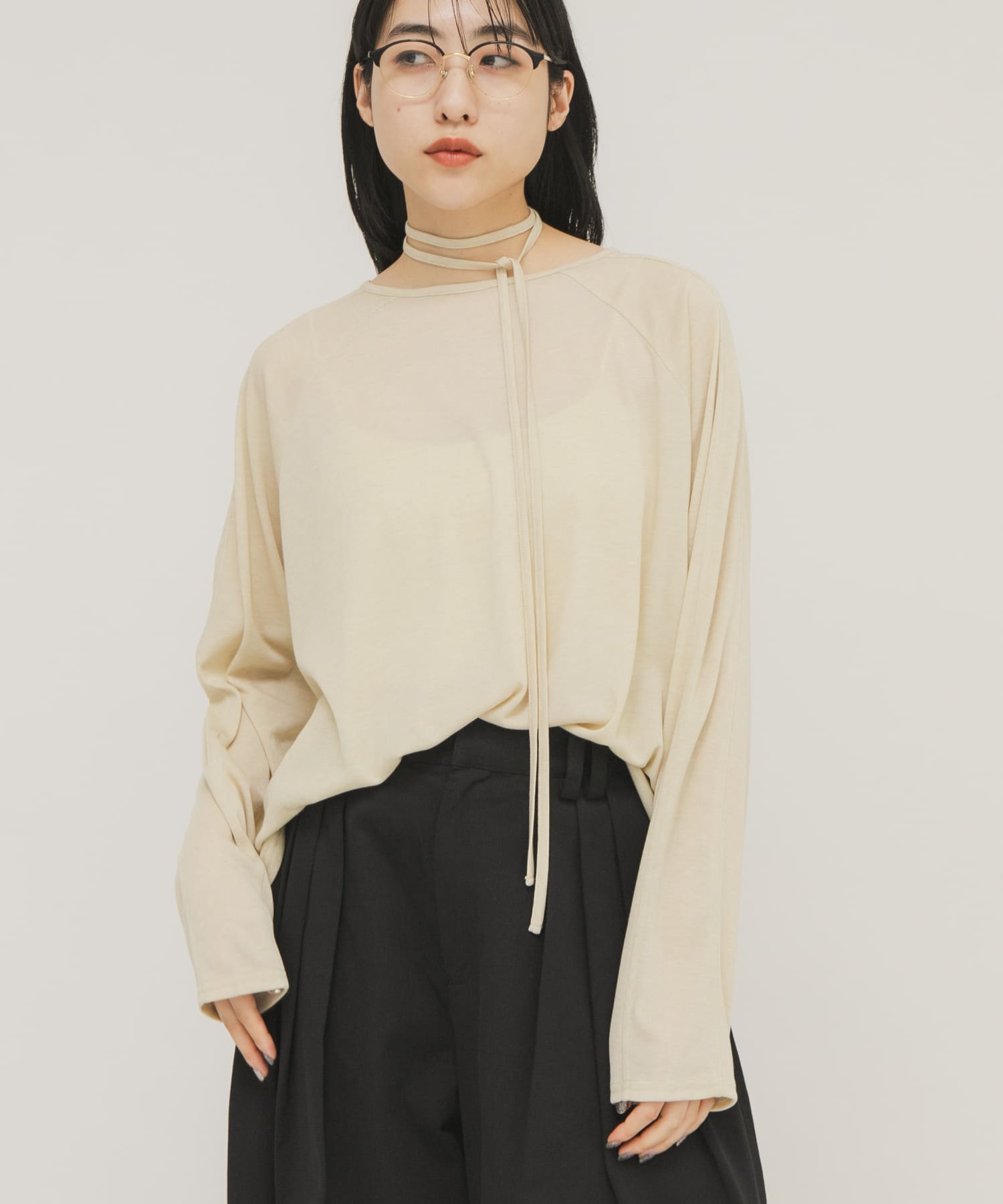 身長：160cm サイズ：one