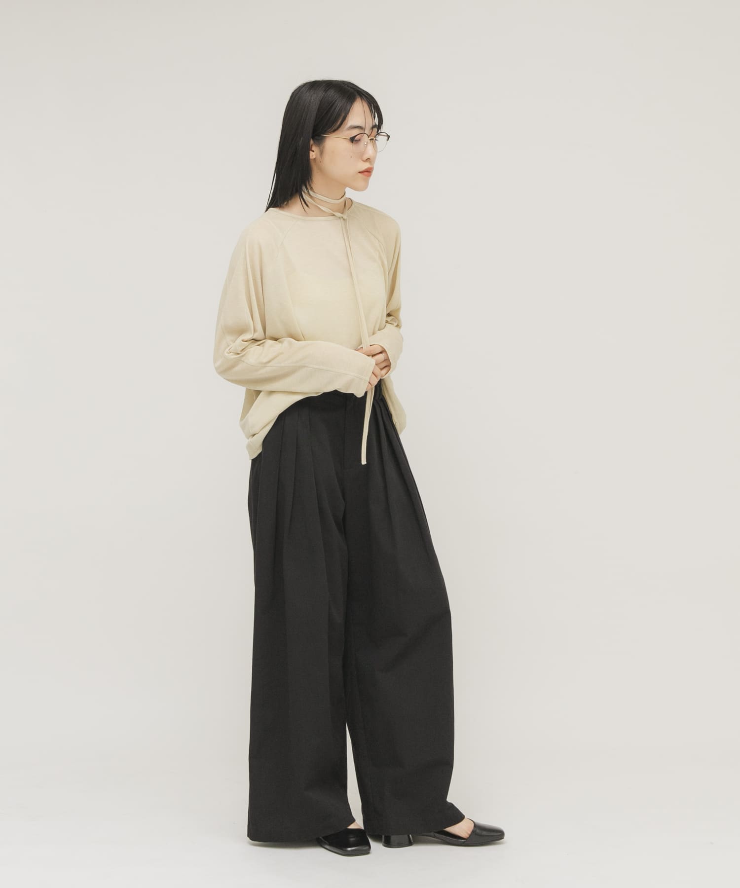 身長：160cm サイズ：one