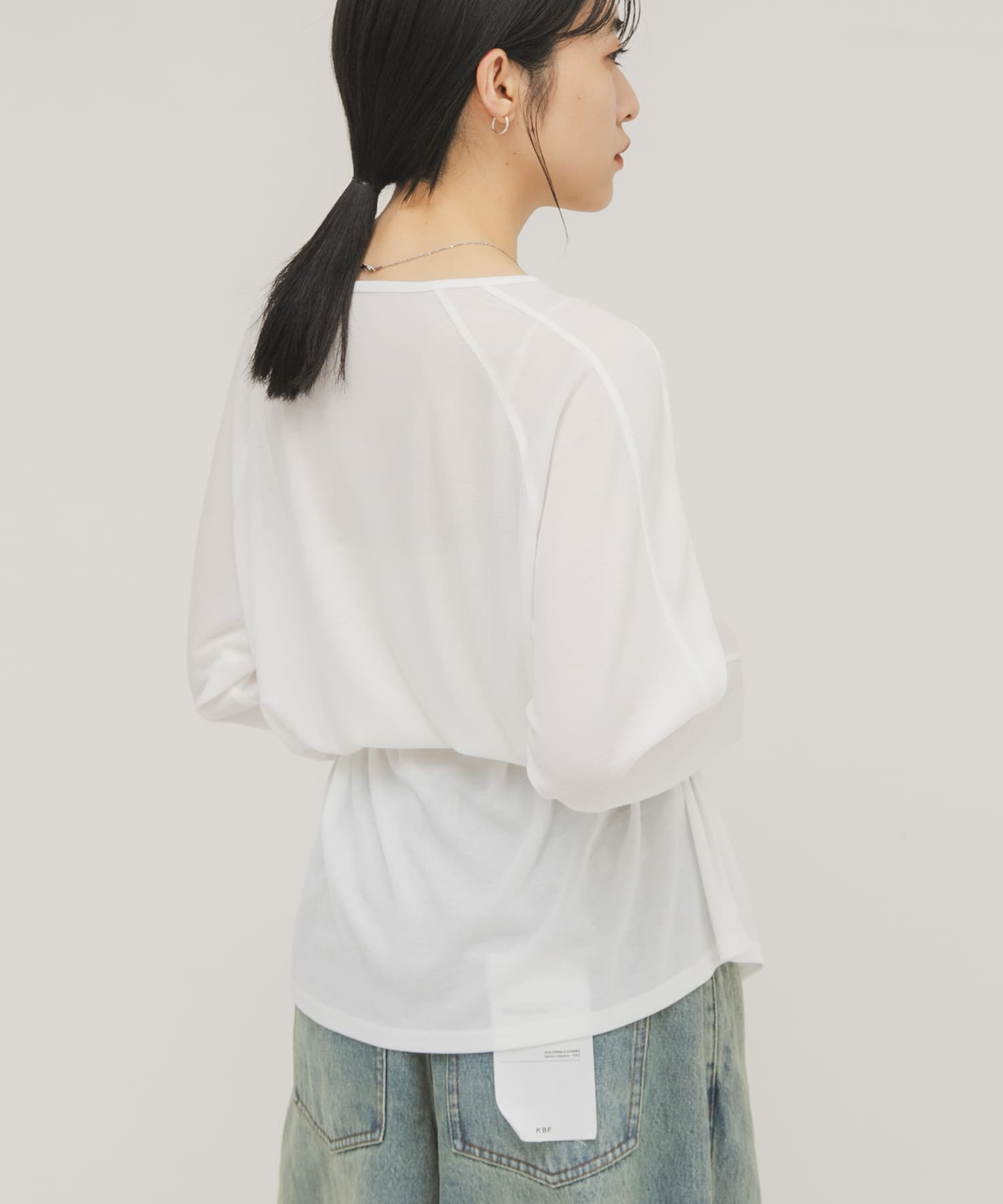 身長：160cm サイズ：one