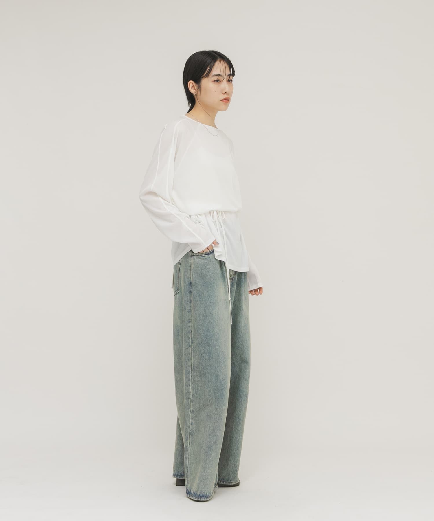 身長：160cm サイズ：one