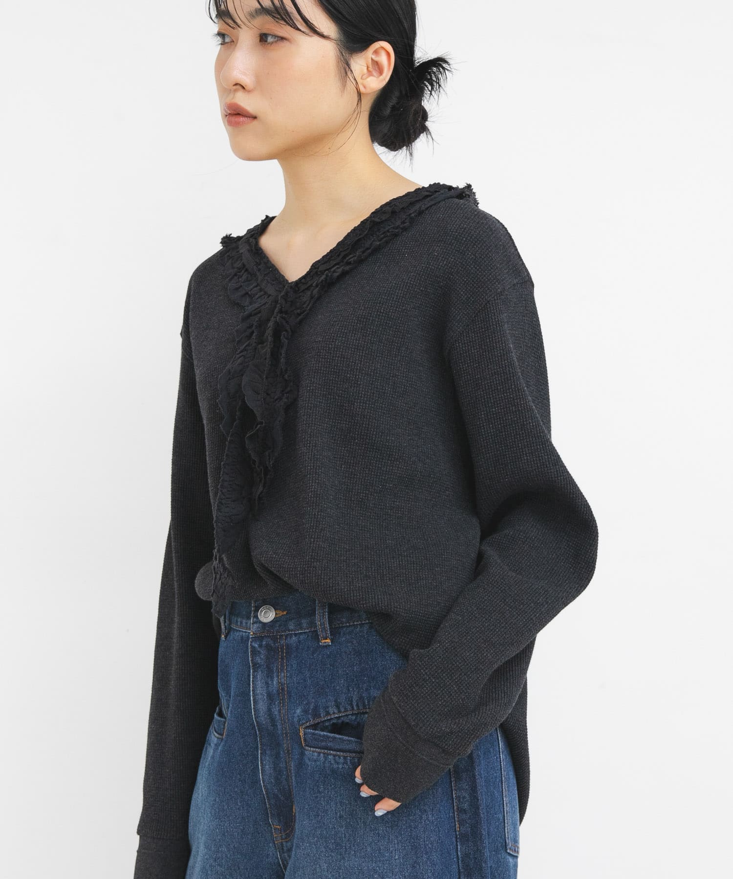 身長：160cm サイズ：one