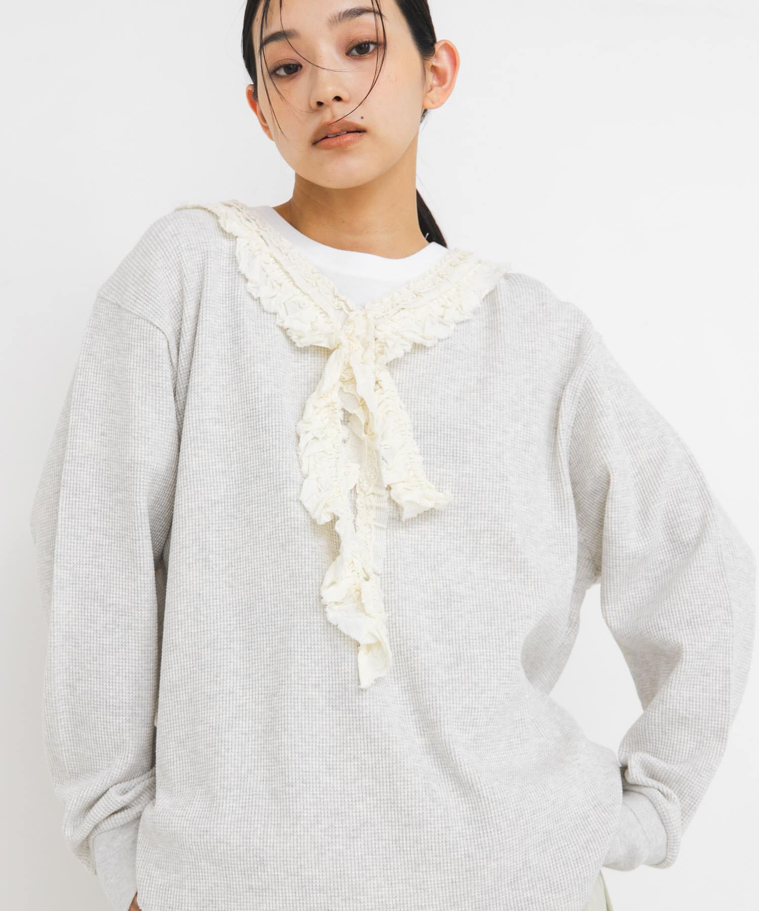 身長：163cm サイズ：one