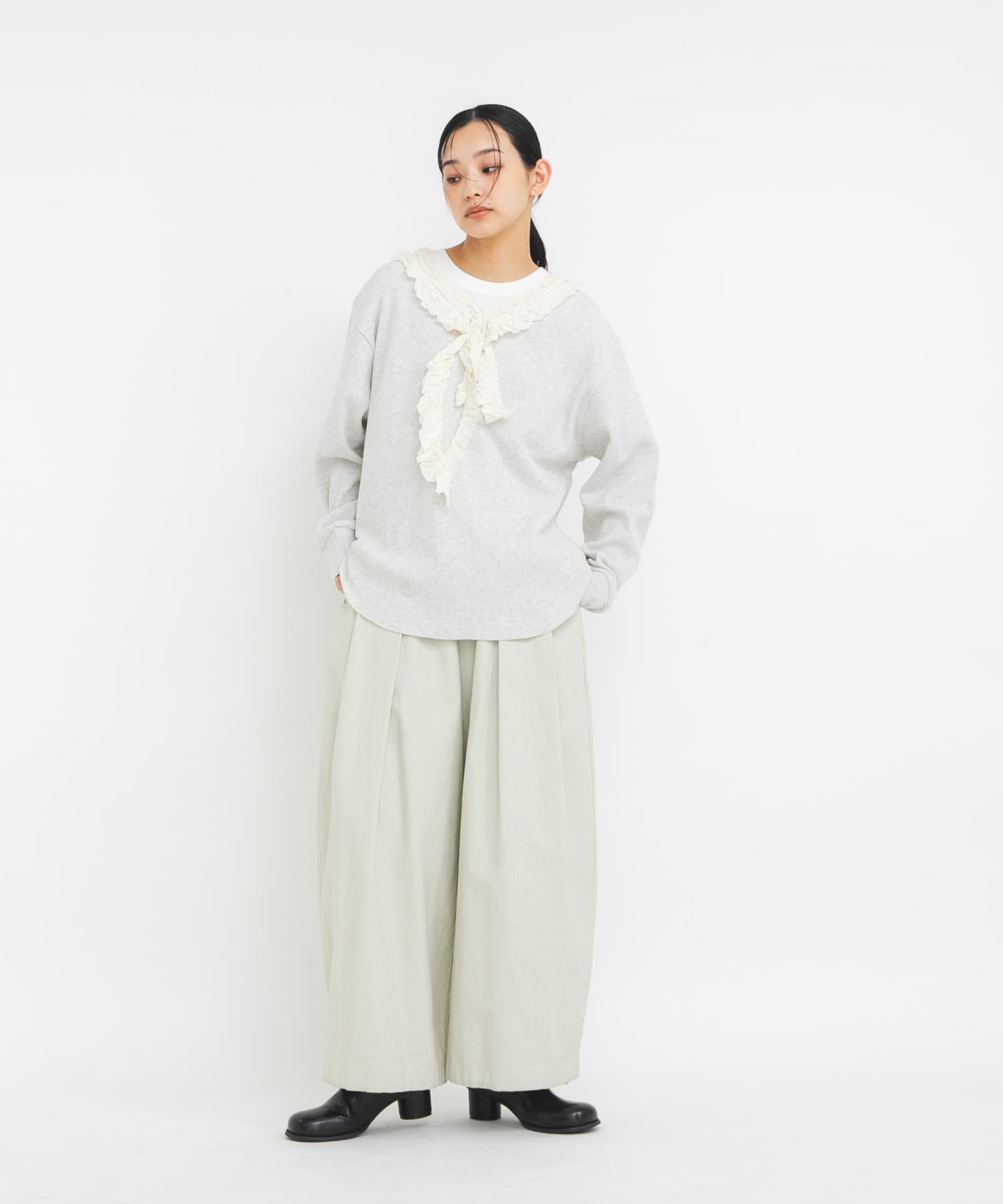 身長：163cm サイズ：one