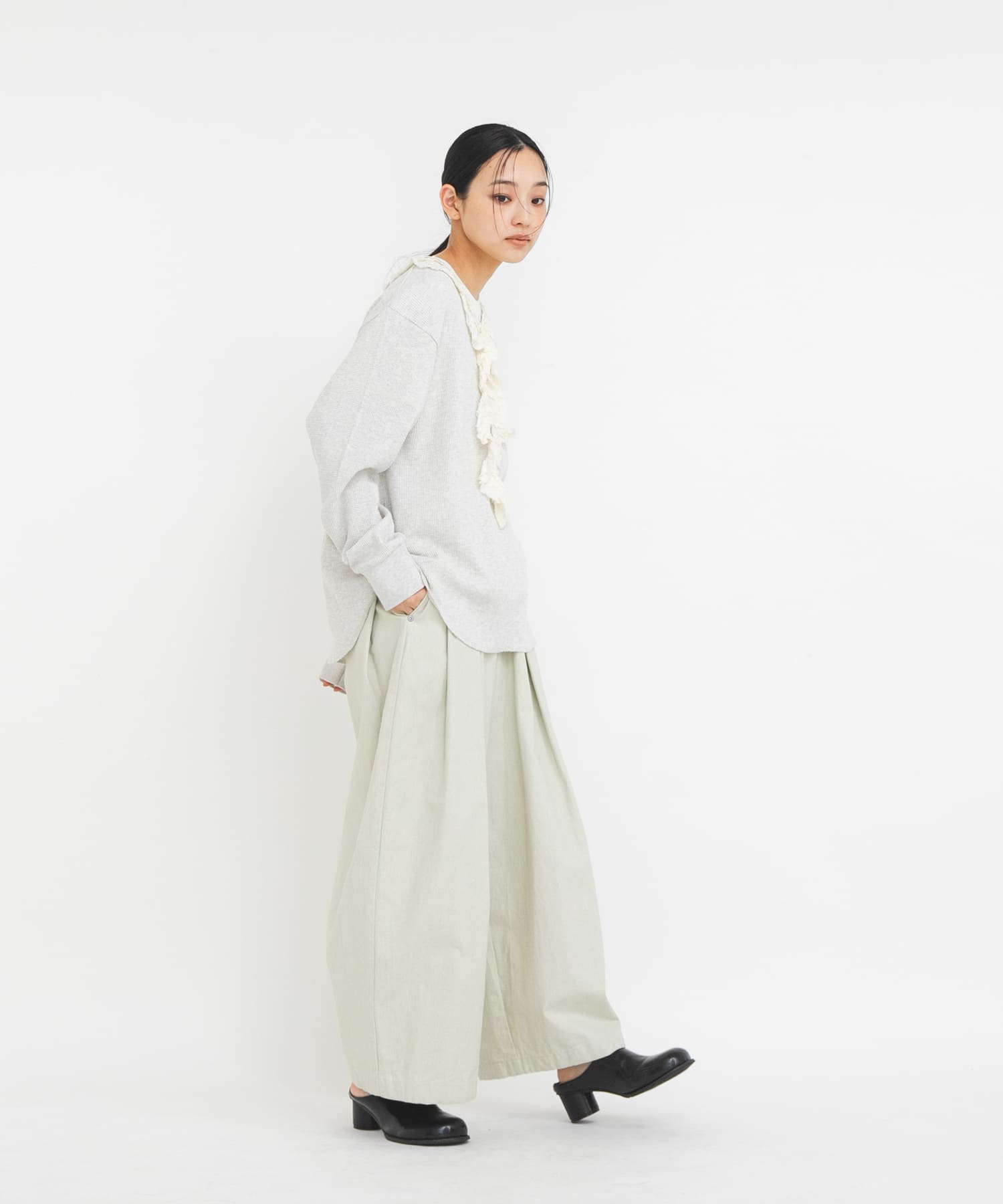 身長：163cm サイズ：one