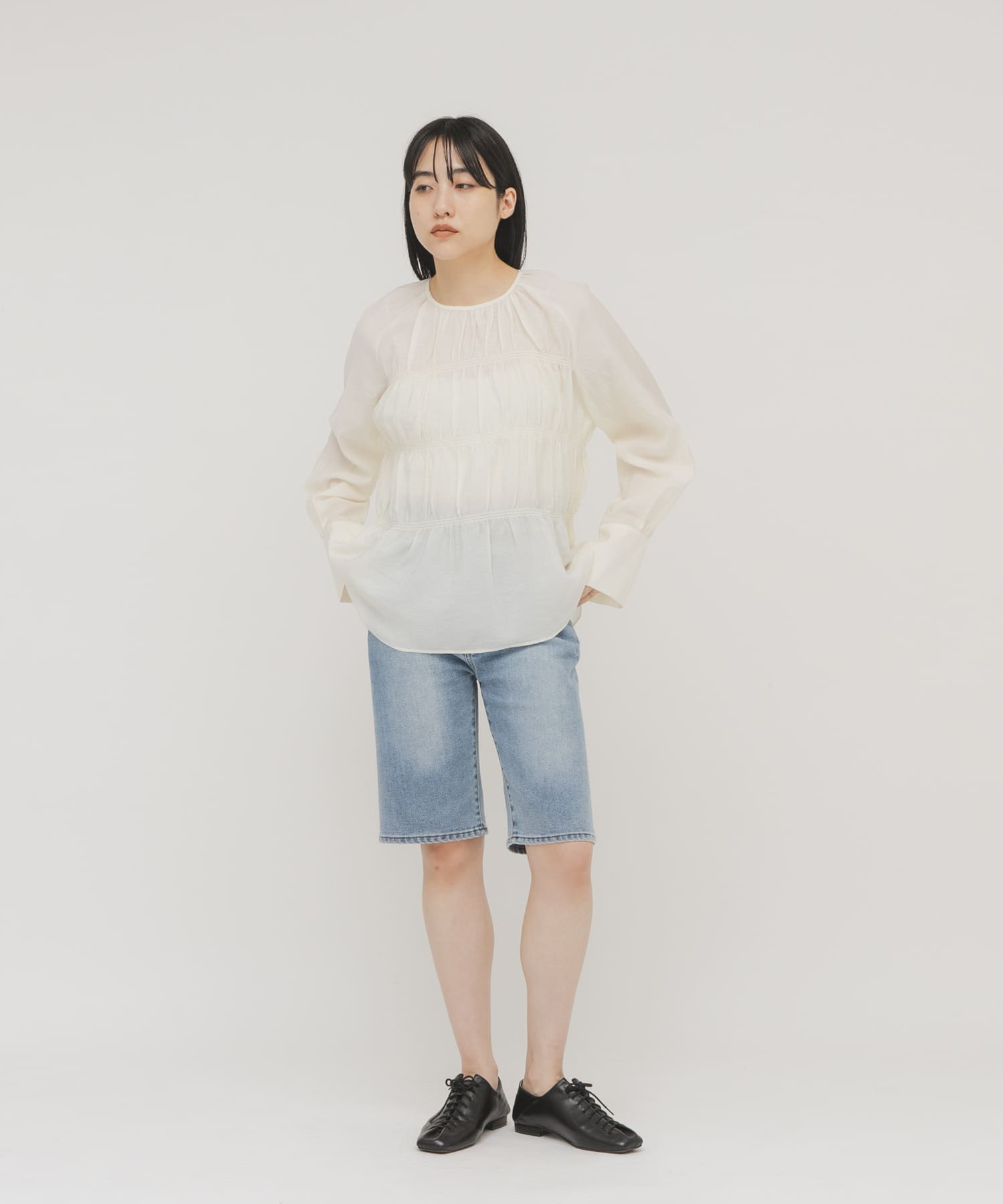 身長：160cm サイズ：one