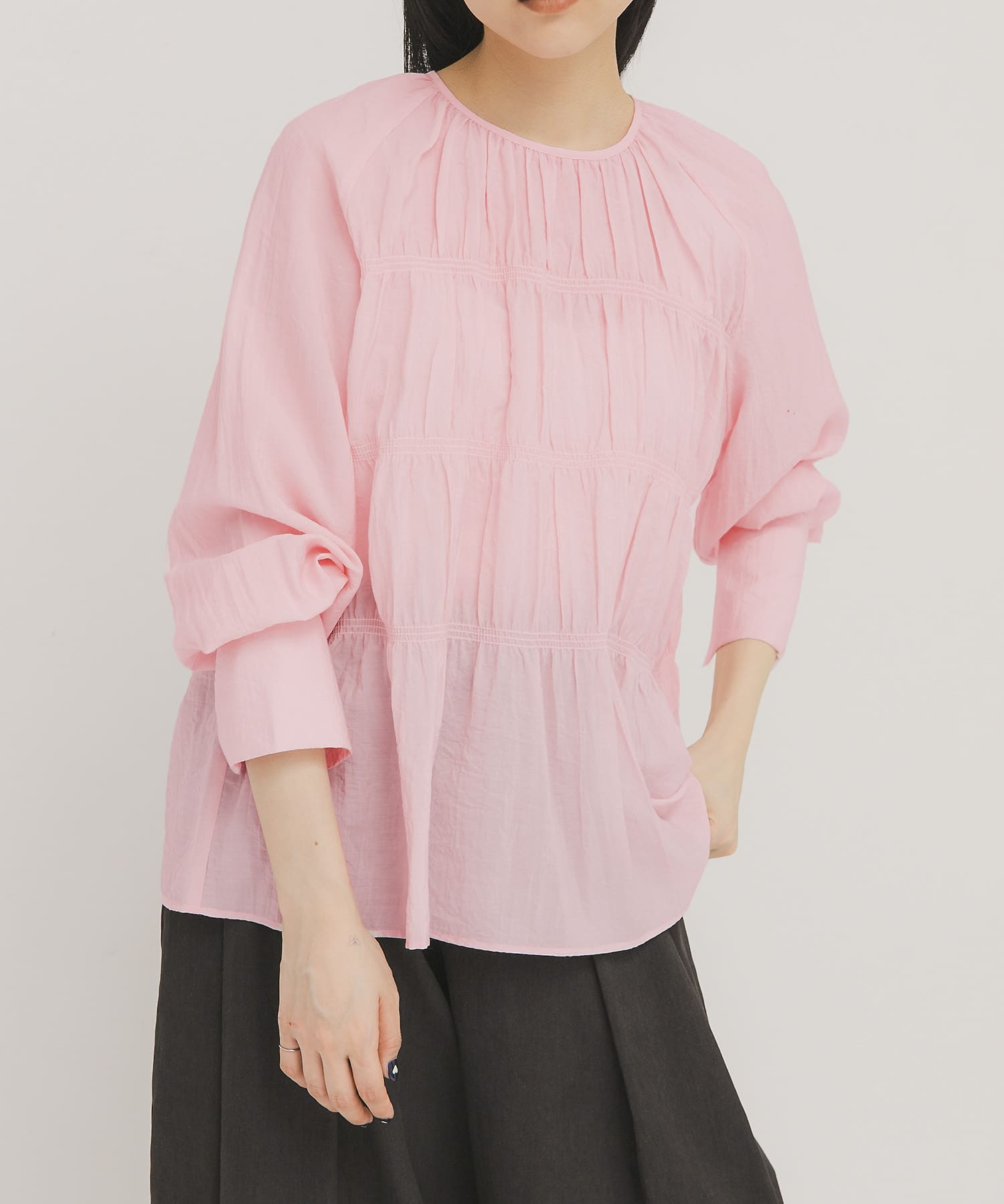 身長：160cm サイズ：one