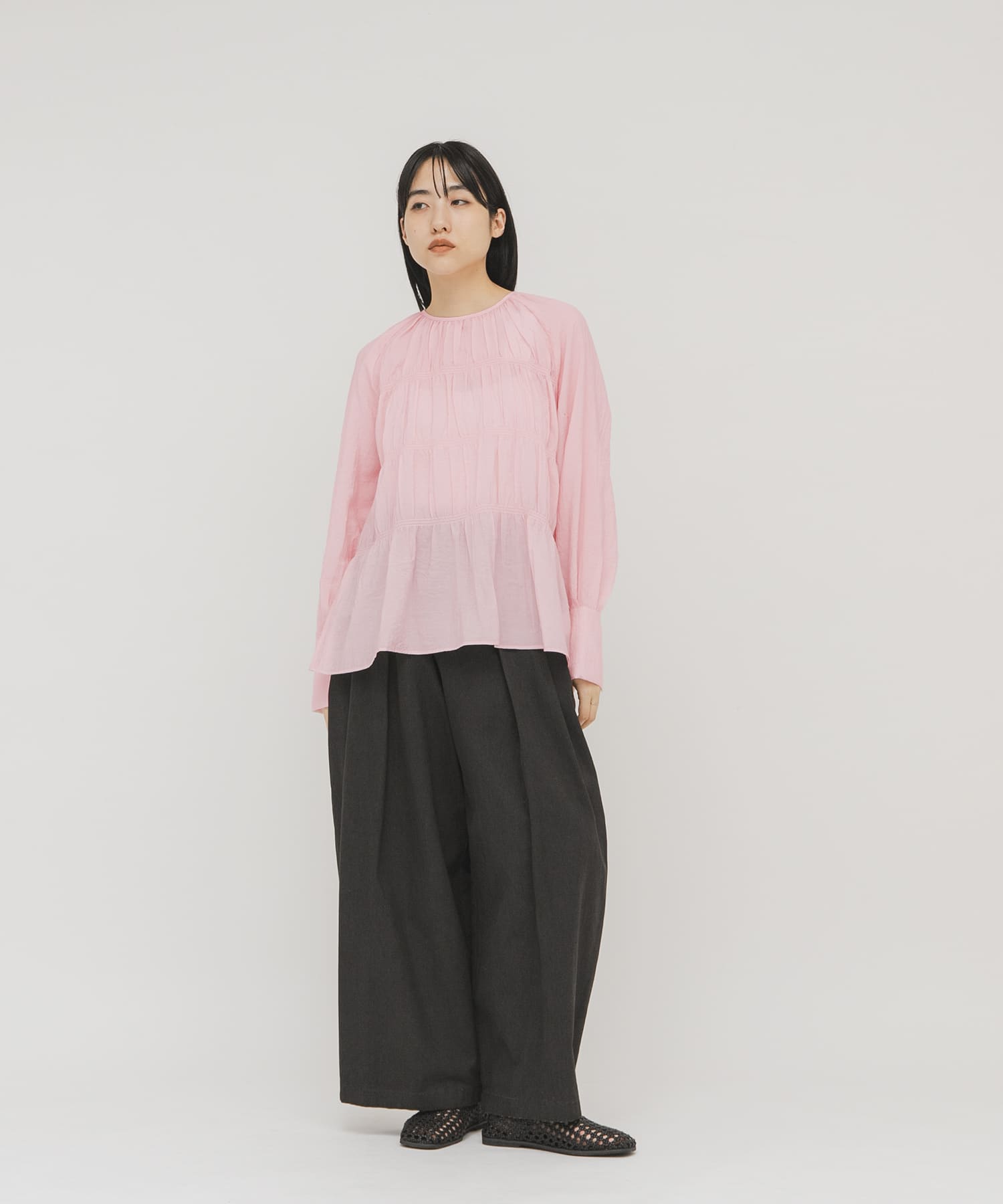 身長：160cm サイズ：one