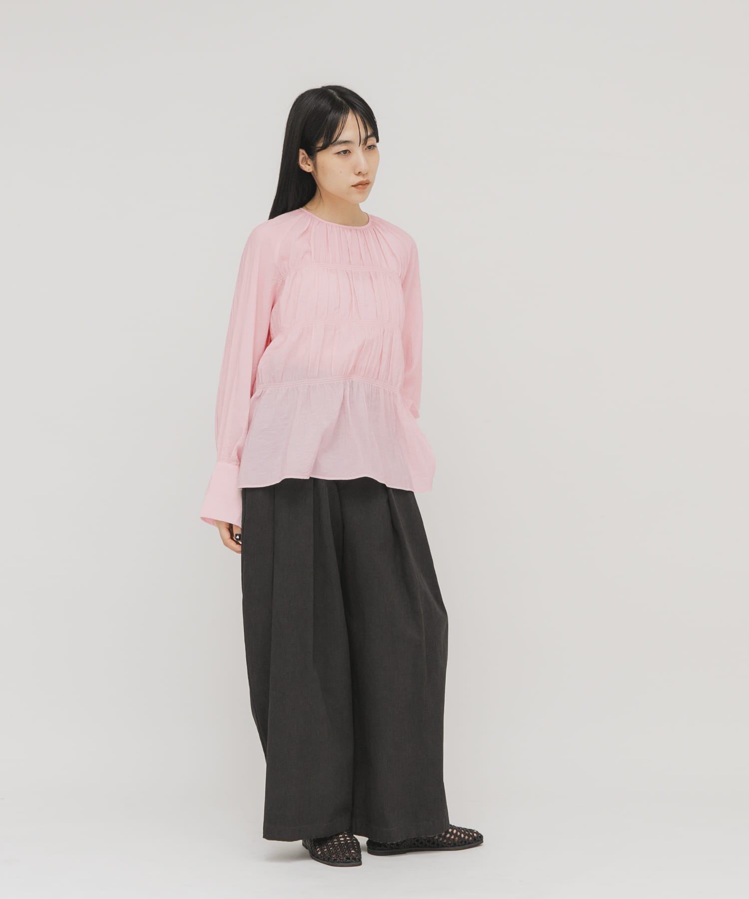 身長：160cm サイズ：one