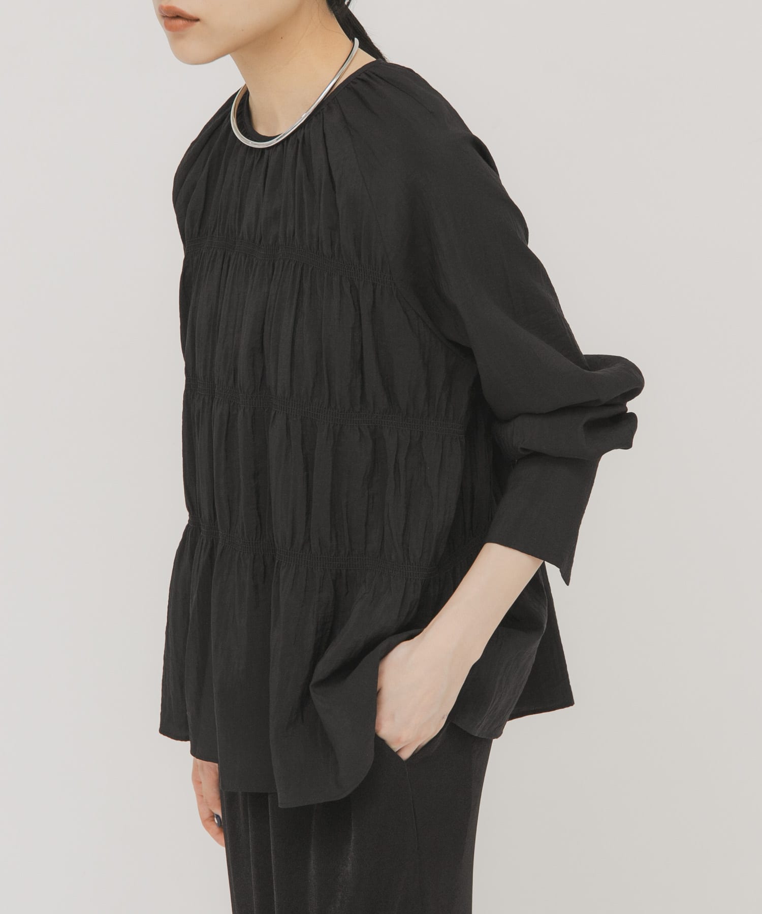 身長：160cm サイズ：one