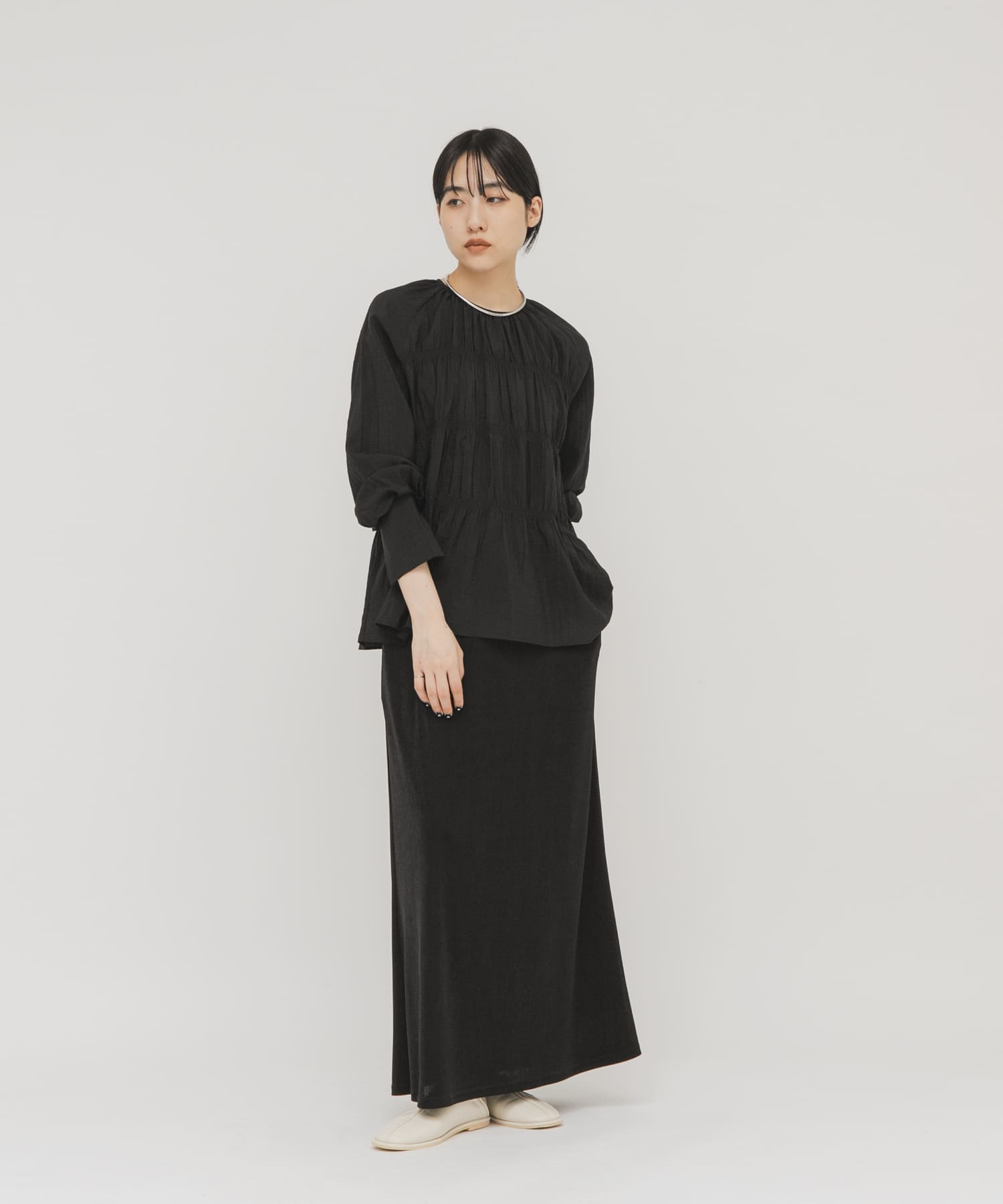 身長：160cm サイズ：one