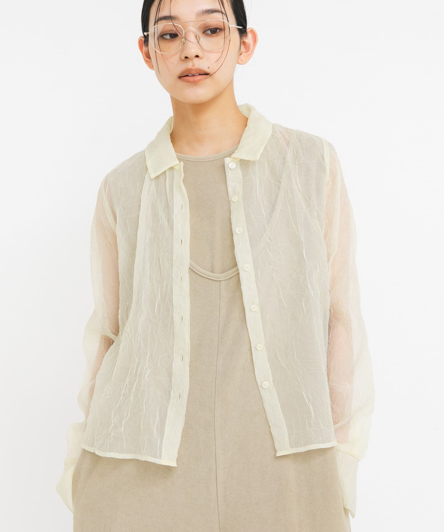 ワッシャーシアーシャツ