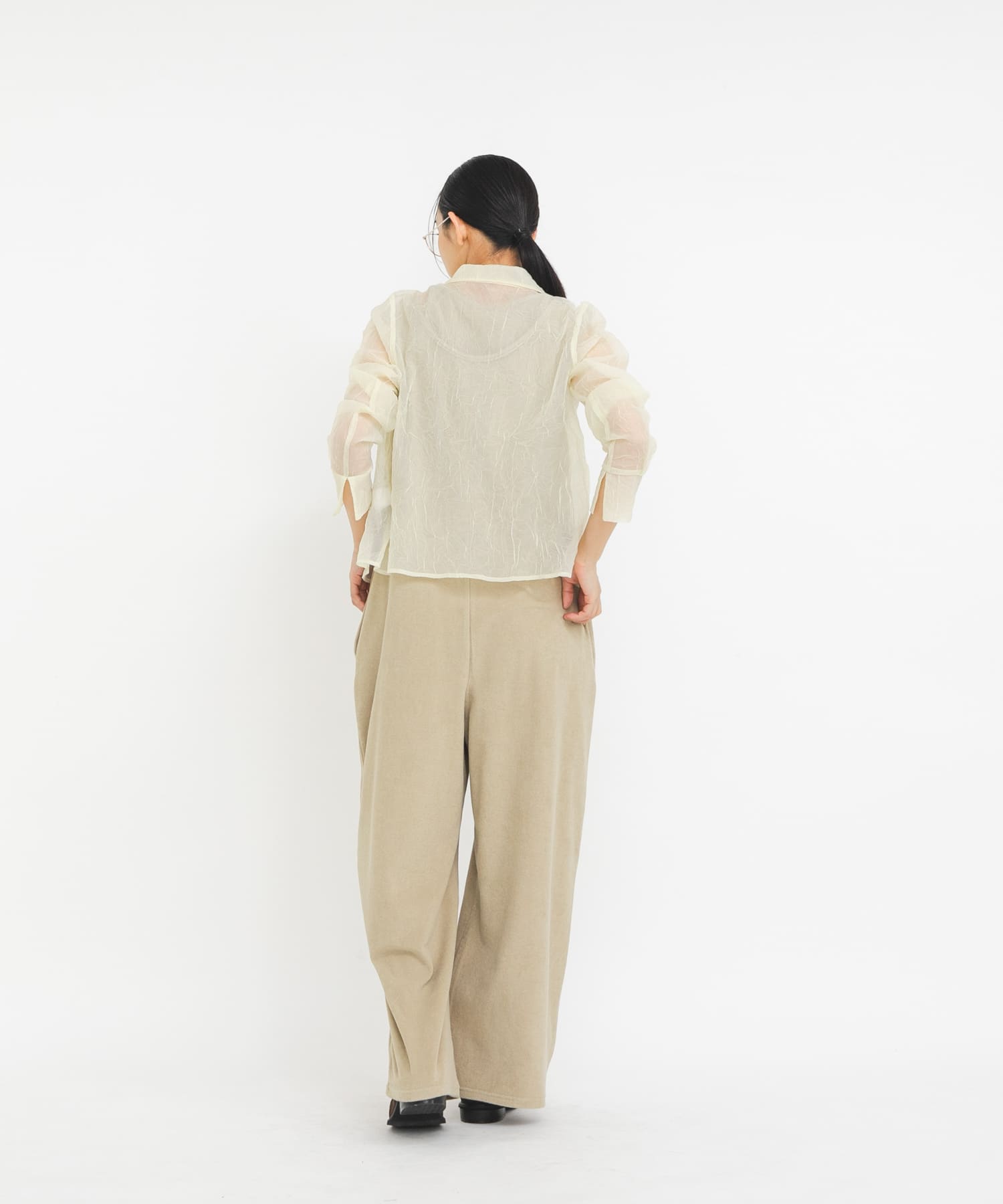身長：163cm サイズ：one