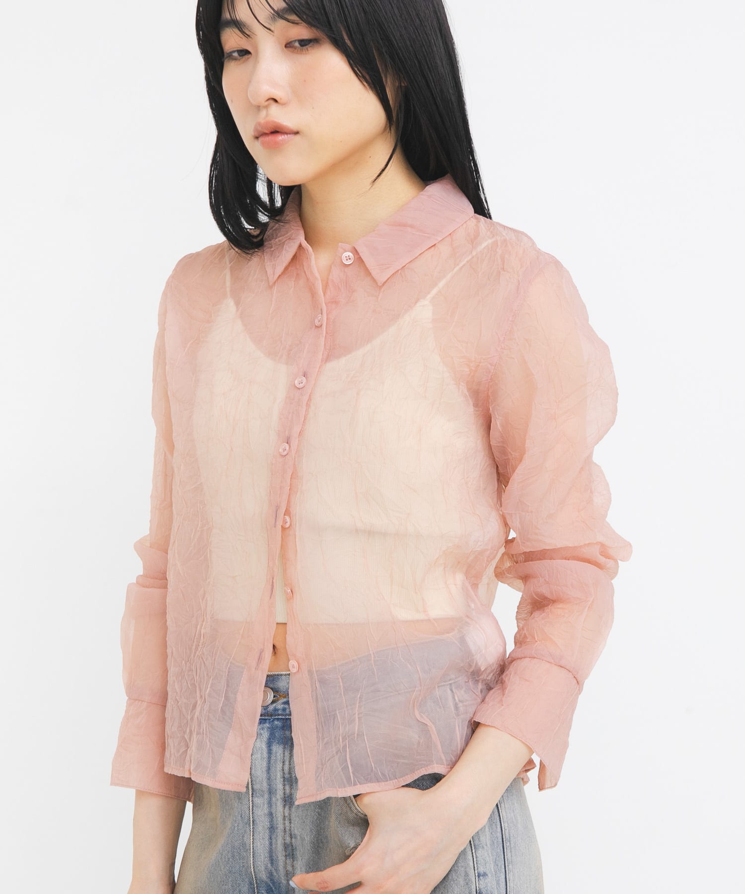 身長：160cm サイズ：one