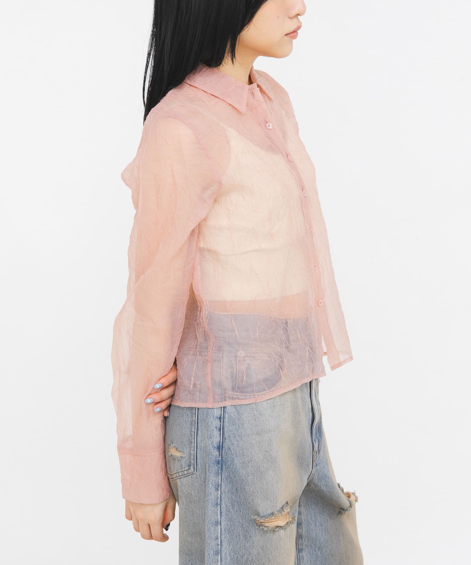 身長：160cm サイズ：one