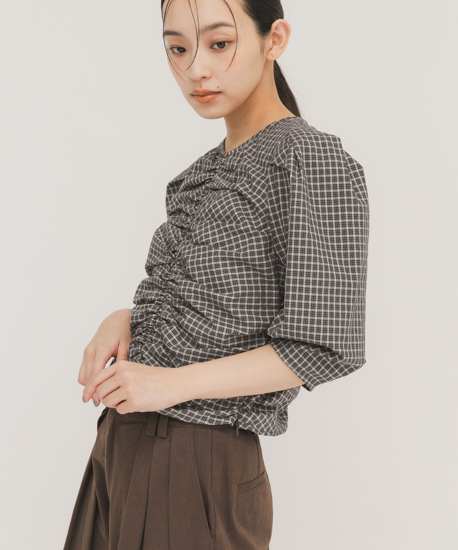 身長：163cm サイズ：one