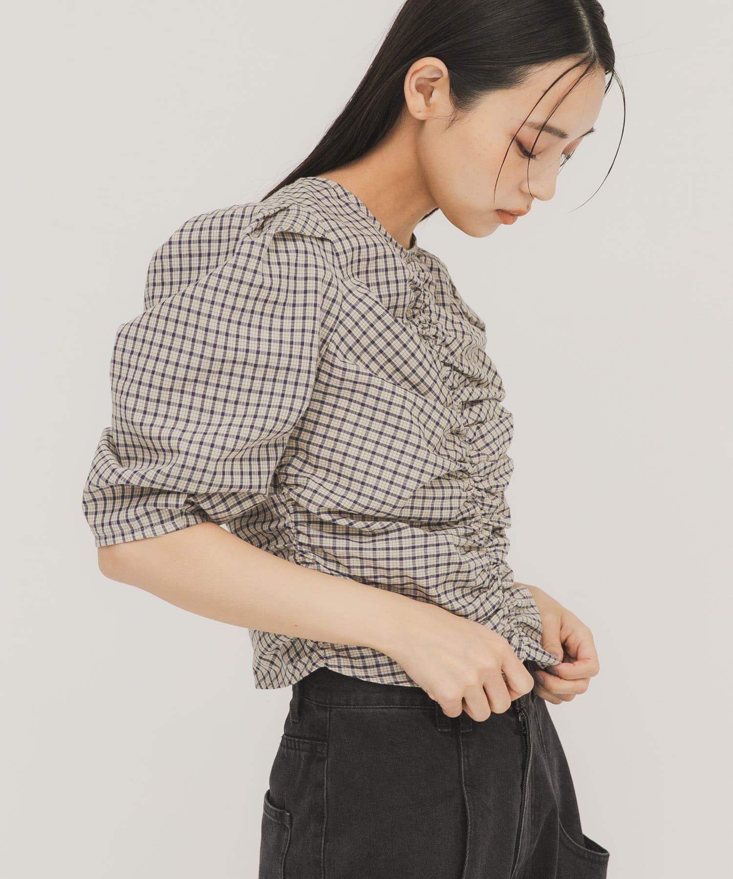 身長：163cm サイズ：one