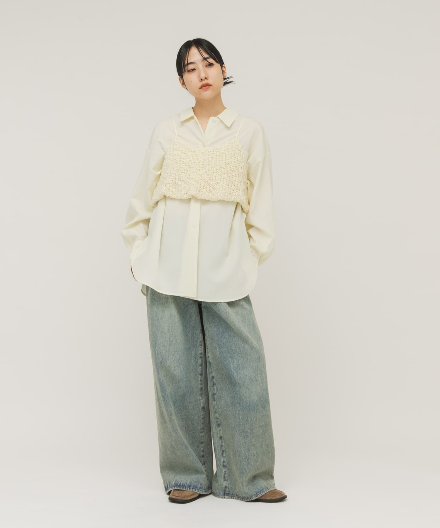 身長：160cm サイズ：one