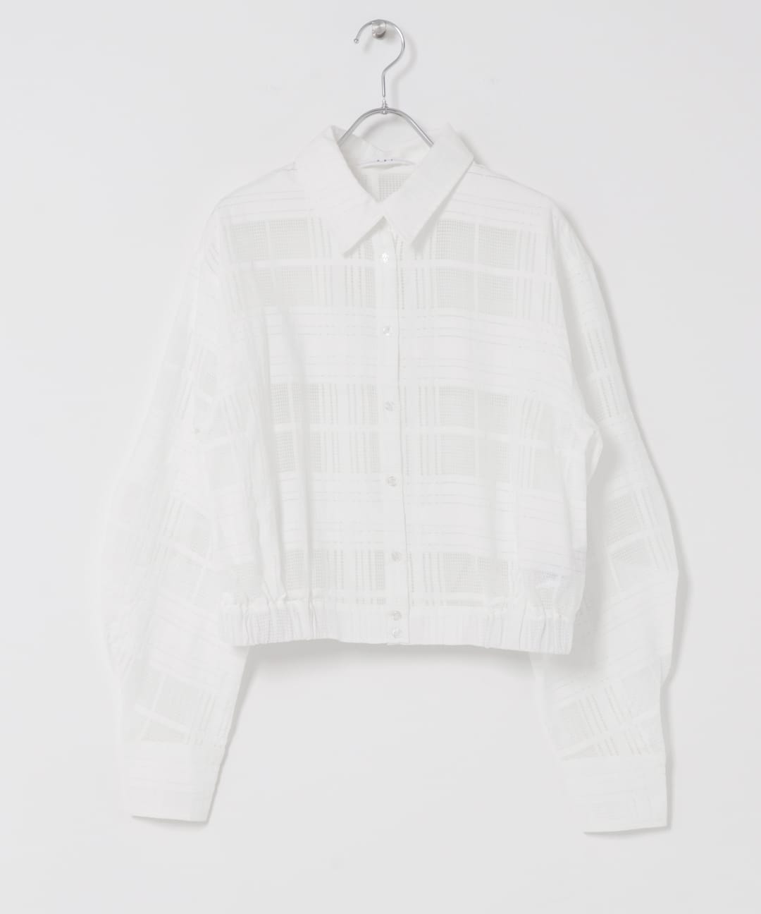 シアーチェックコンパクトシャツ OFF One