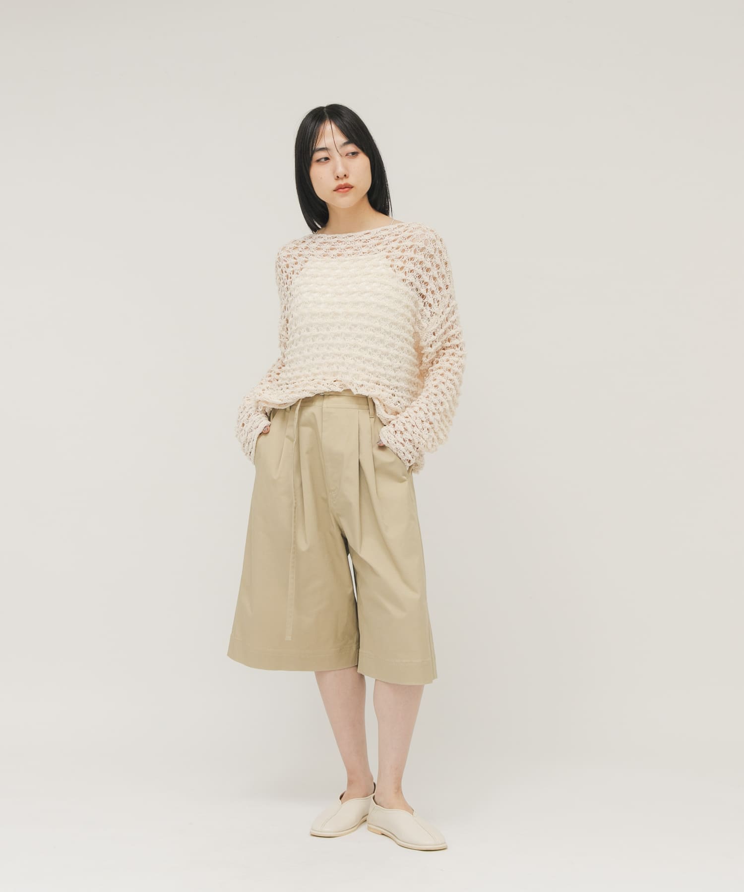 WIDEハーフパンツ(One BEIGE): ボトム｜URBAN RESEARCH公式