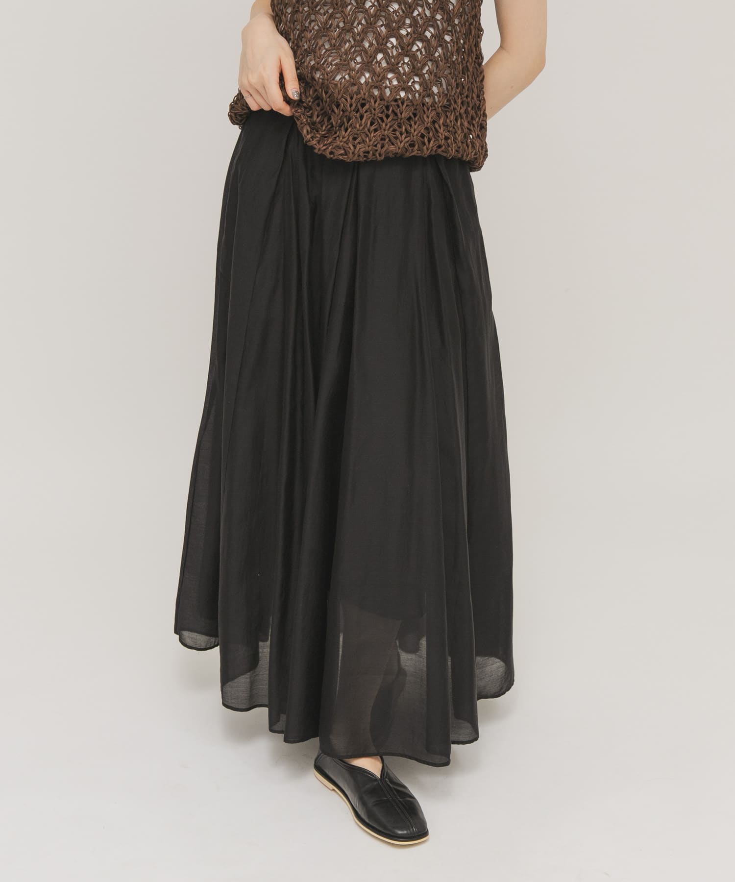 タックフレアシアースカート