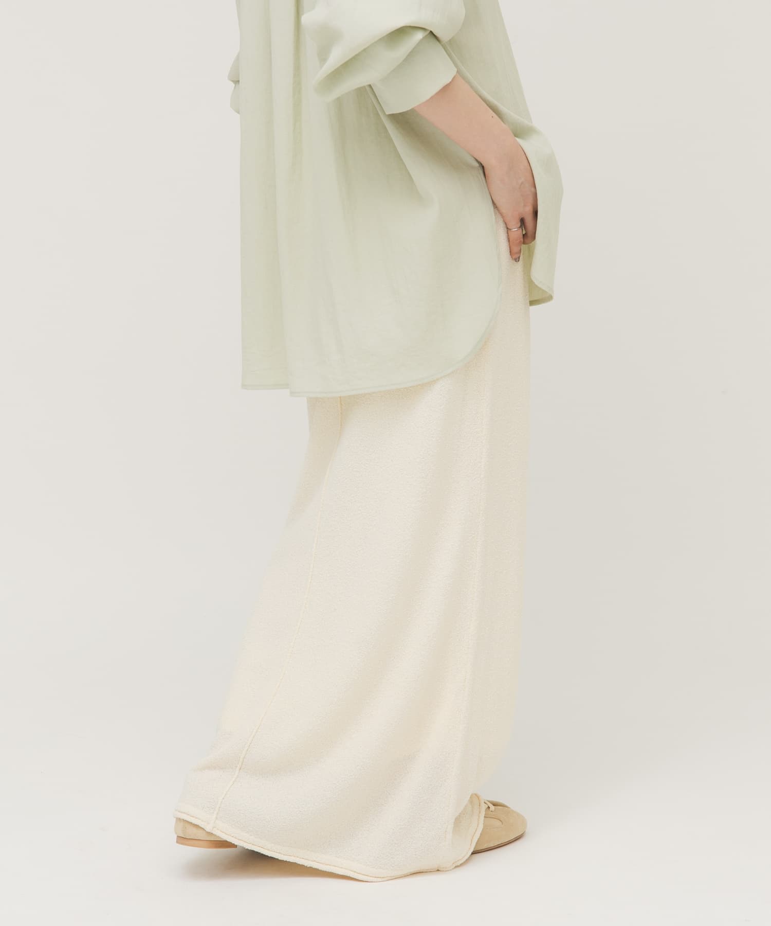 Iラインニットスカート