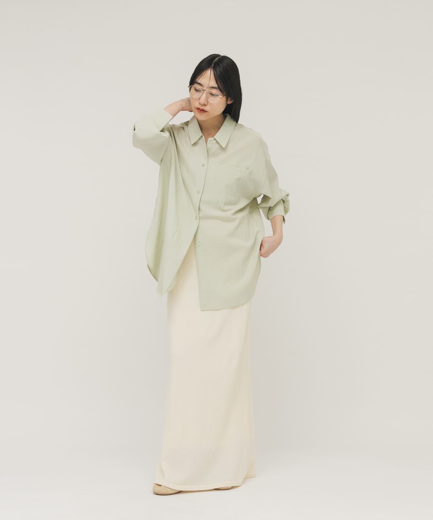 身長：160cm サイズ：one