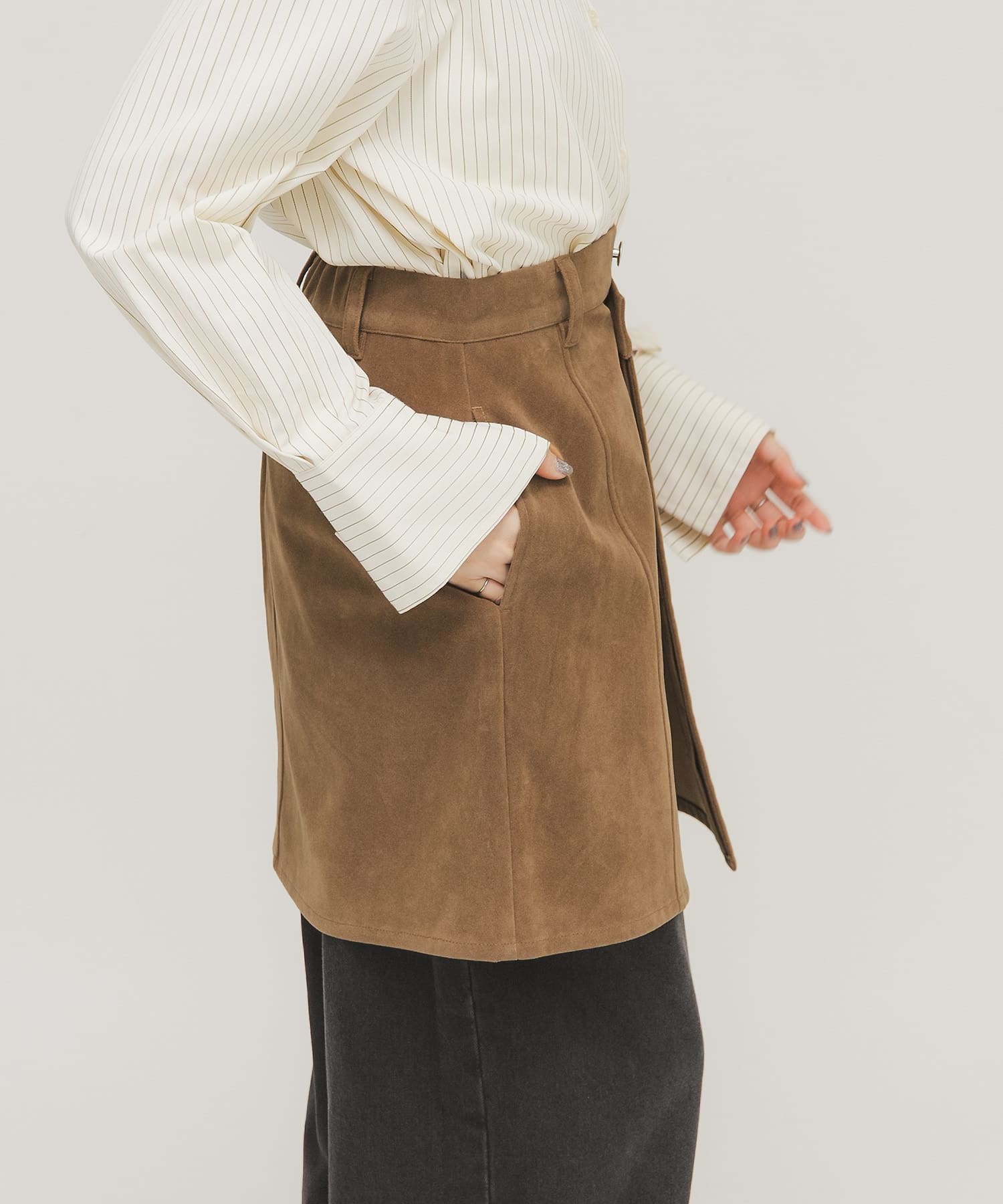 身長：160cm サイズ：one