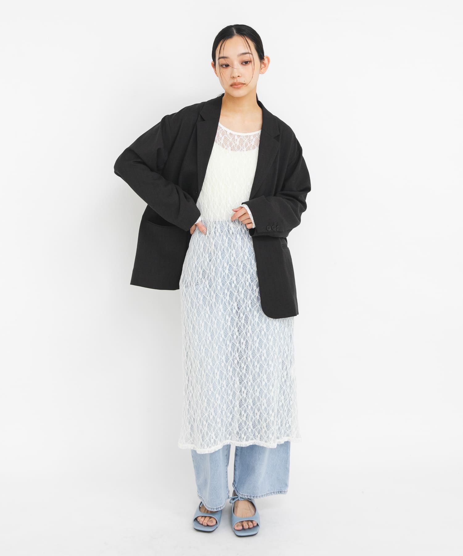 身長：163cm サイズ：one