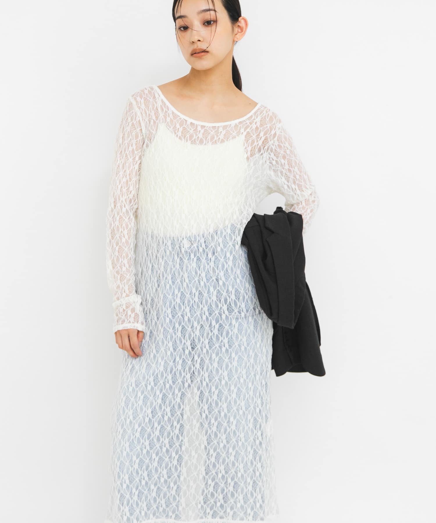 身長：163cm サイズ：one