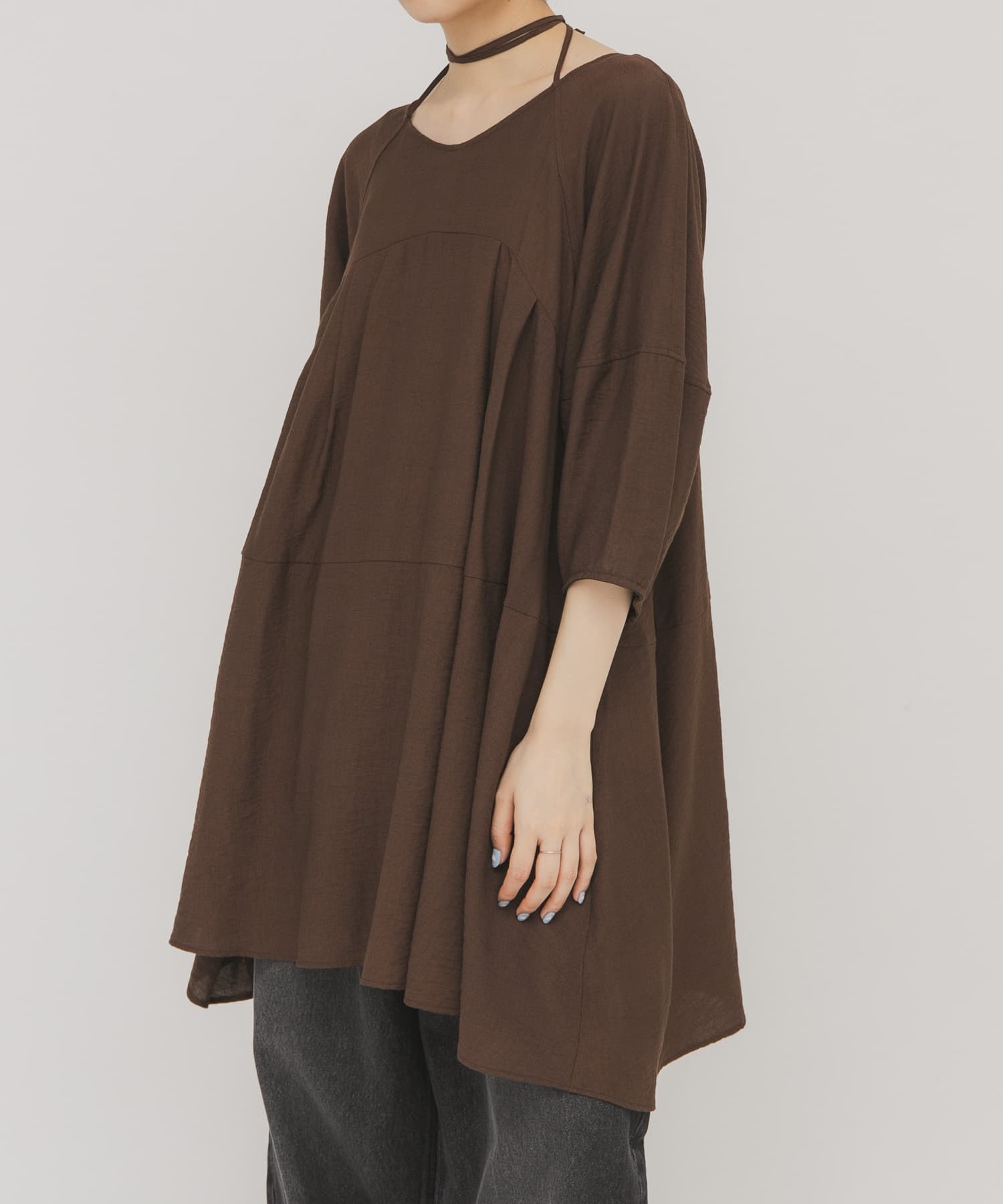 身長：160cm サイズ：one
