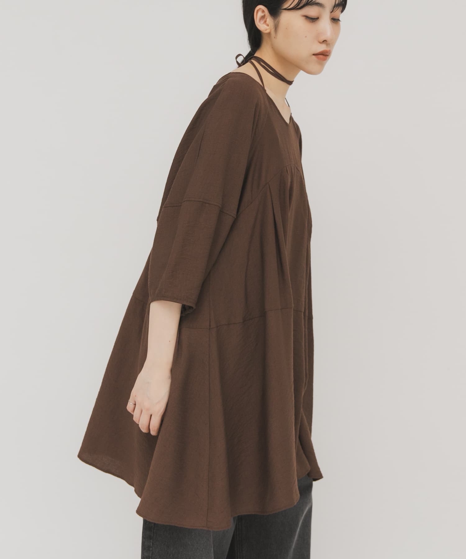 身長：160cm サイズ：one