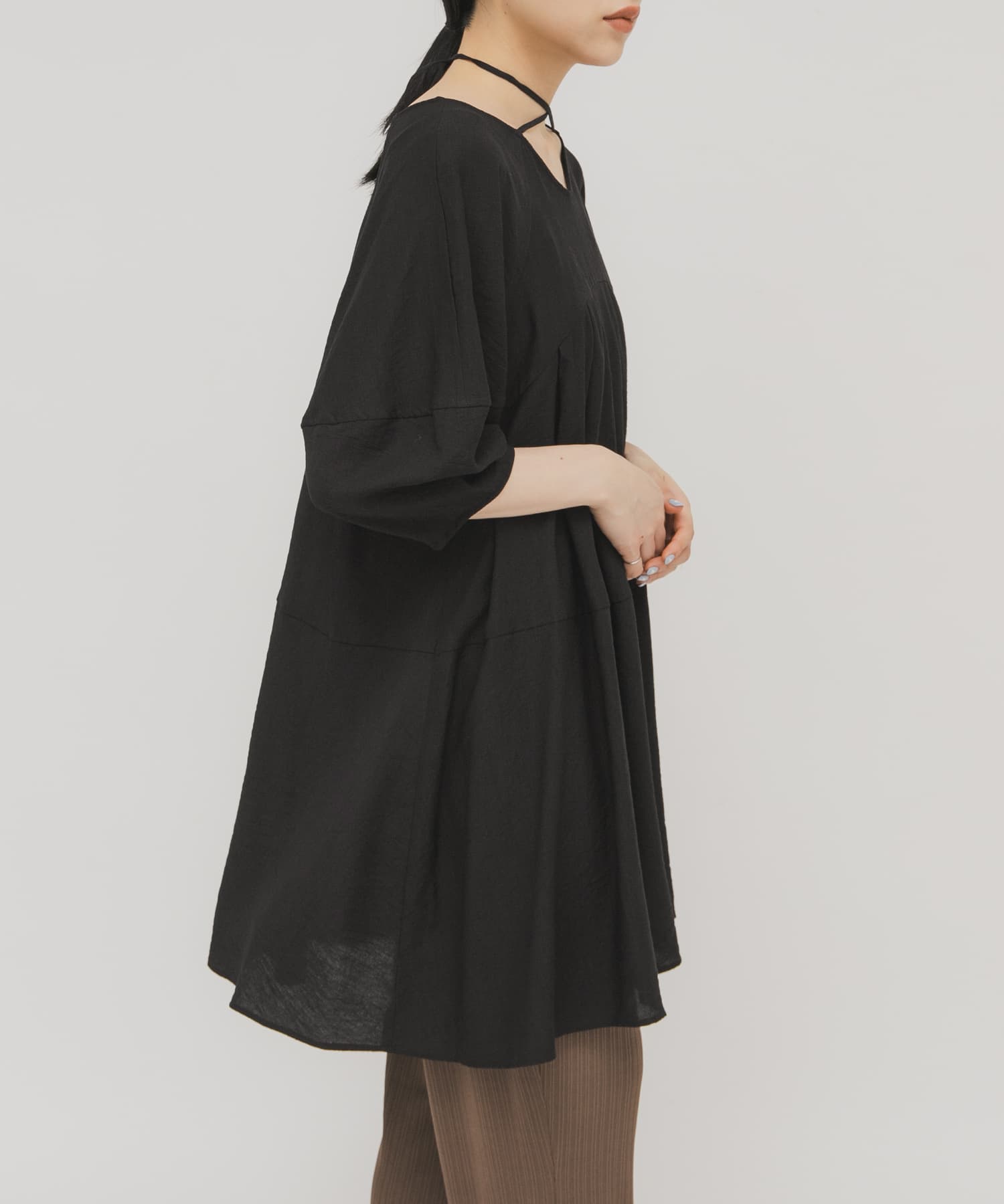 身長：160cm サイズ：one