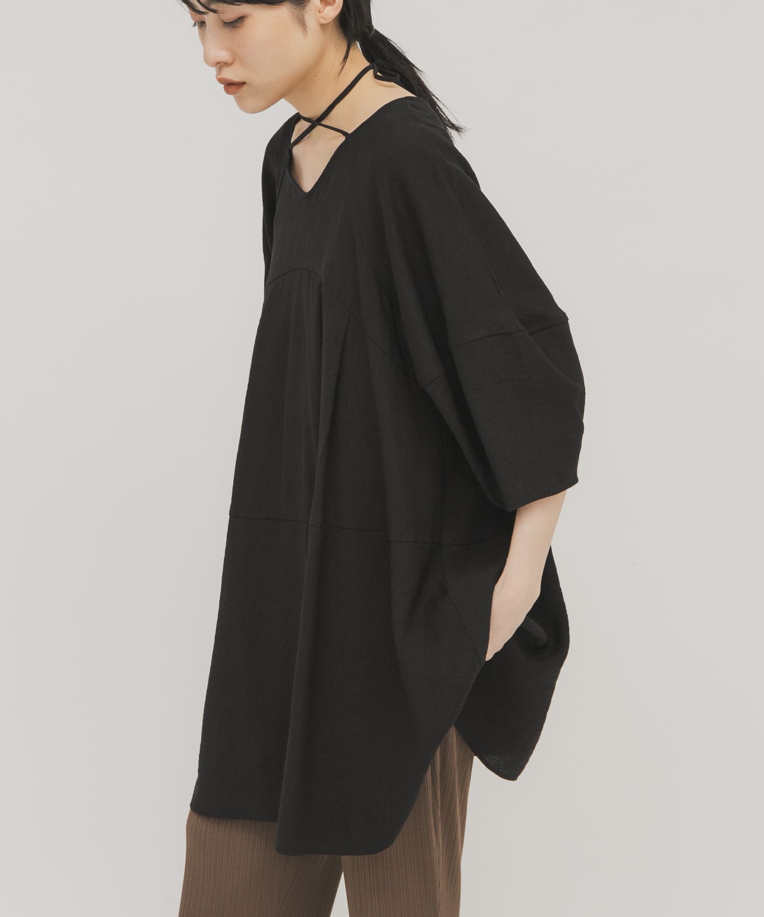 身長：160cm サイズ：one