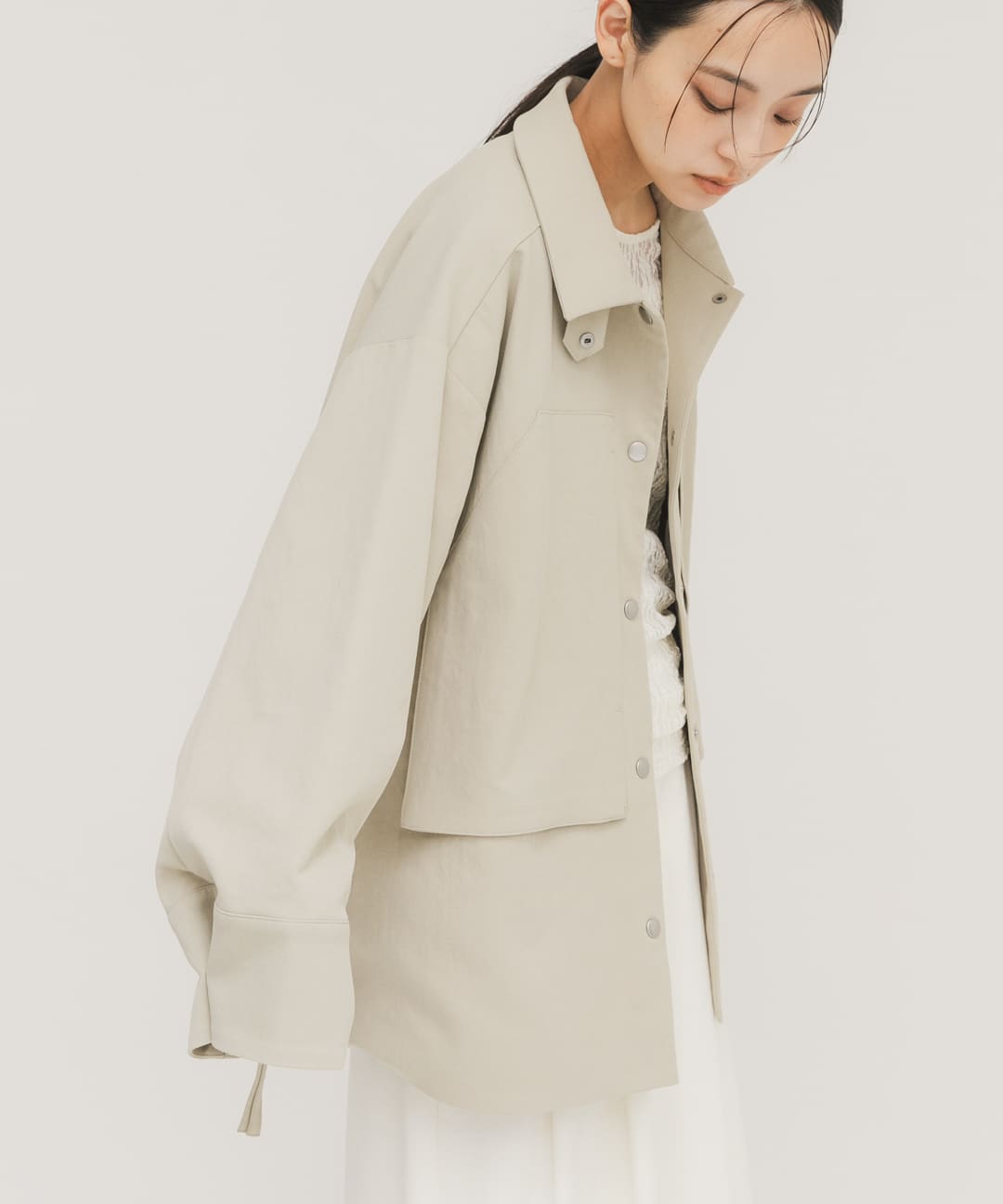 身長 : 163cm サイズ : one