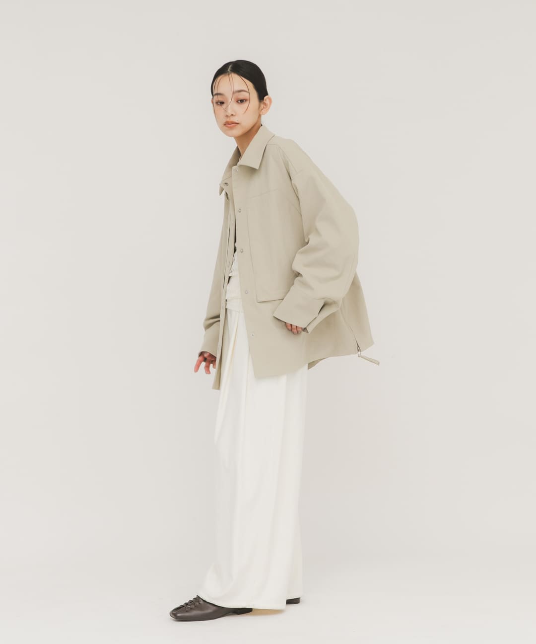 身長 : 163cm サイズ : one