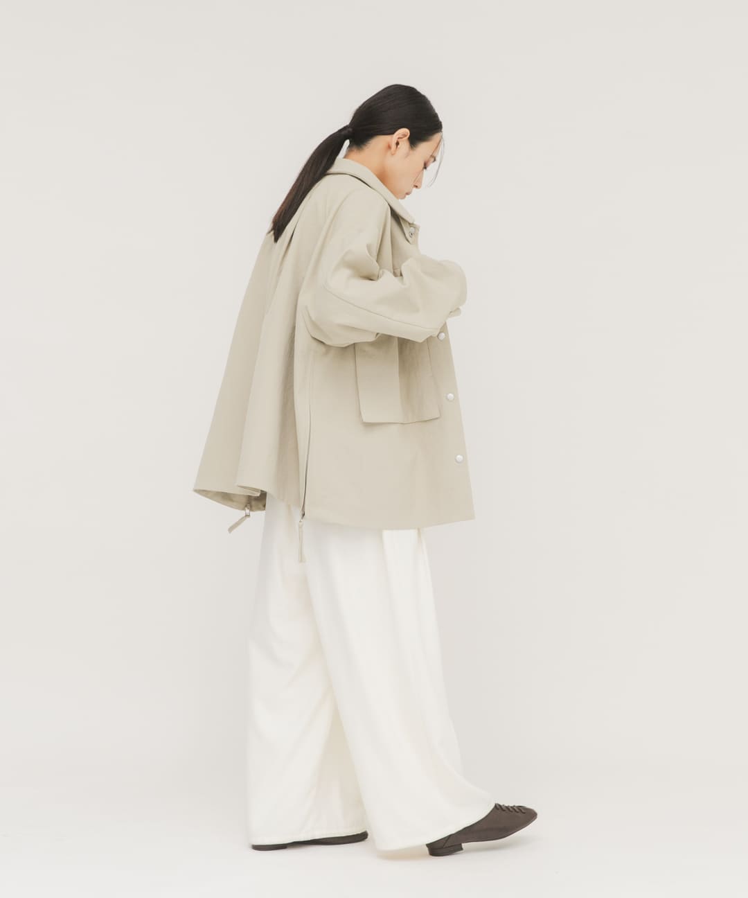 身長 : 163cm サイズ : one