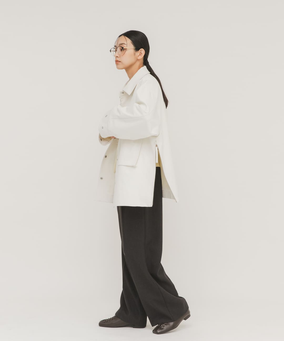 身長 : 163cm サイズ : one