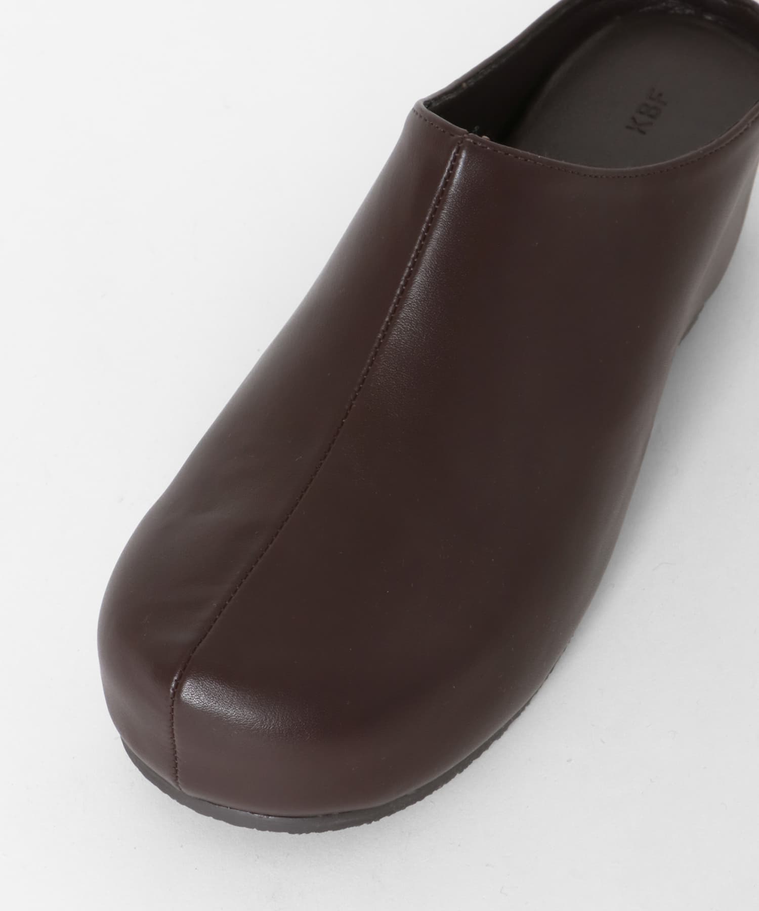 プラットフォームクロッグ BROWN 36