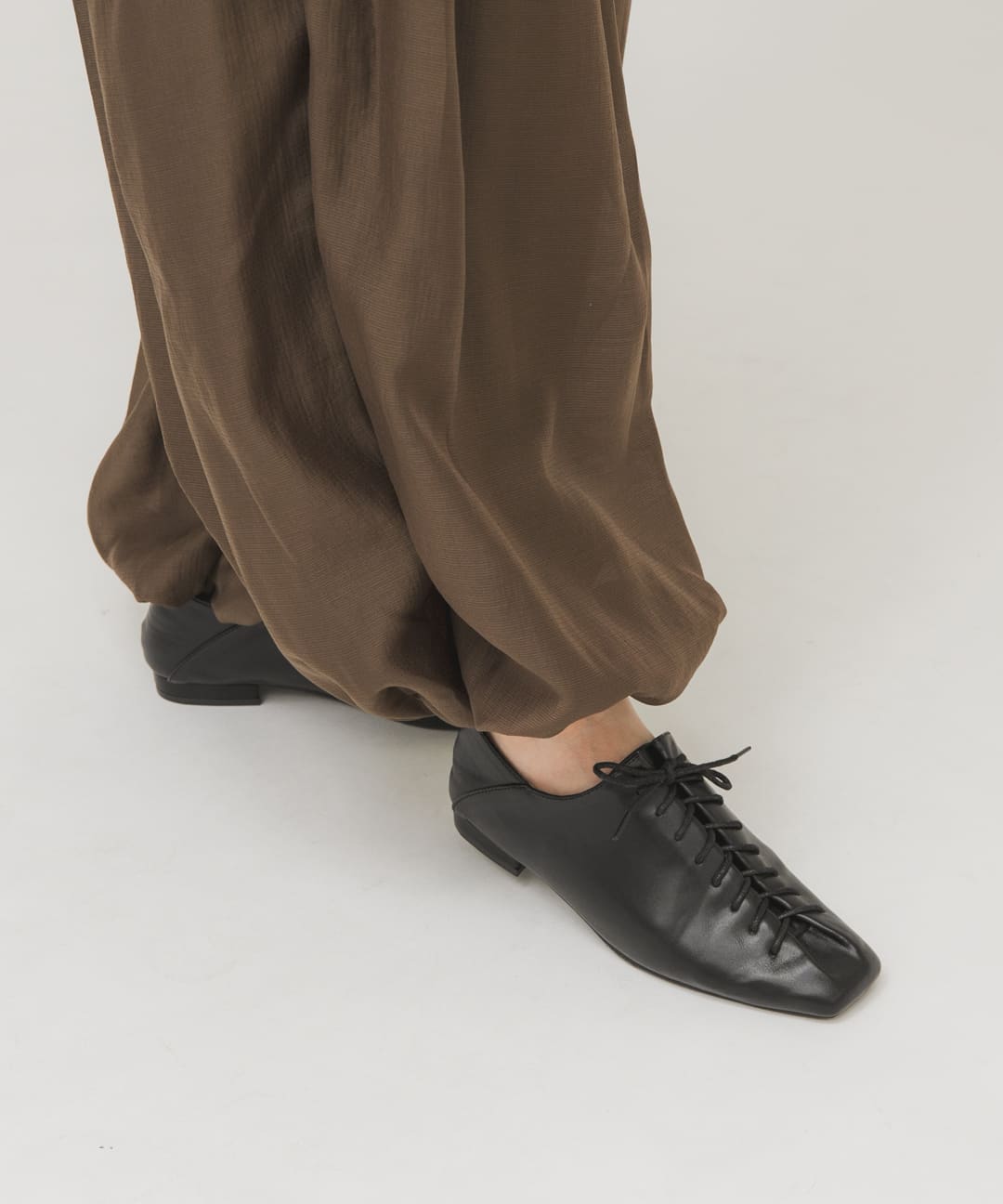 レースアップシューズ BLACK 36