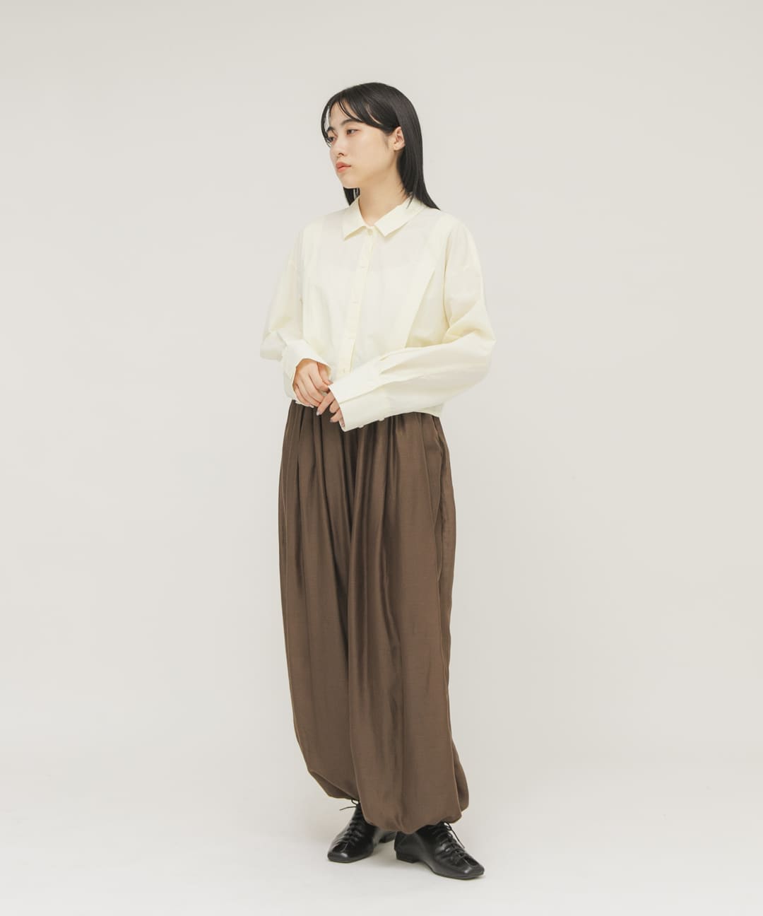 レースアップシューズ BLACK 36