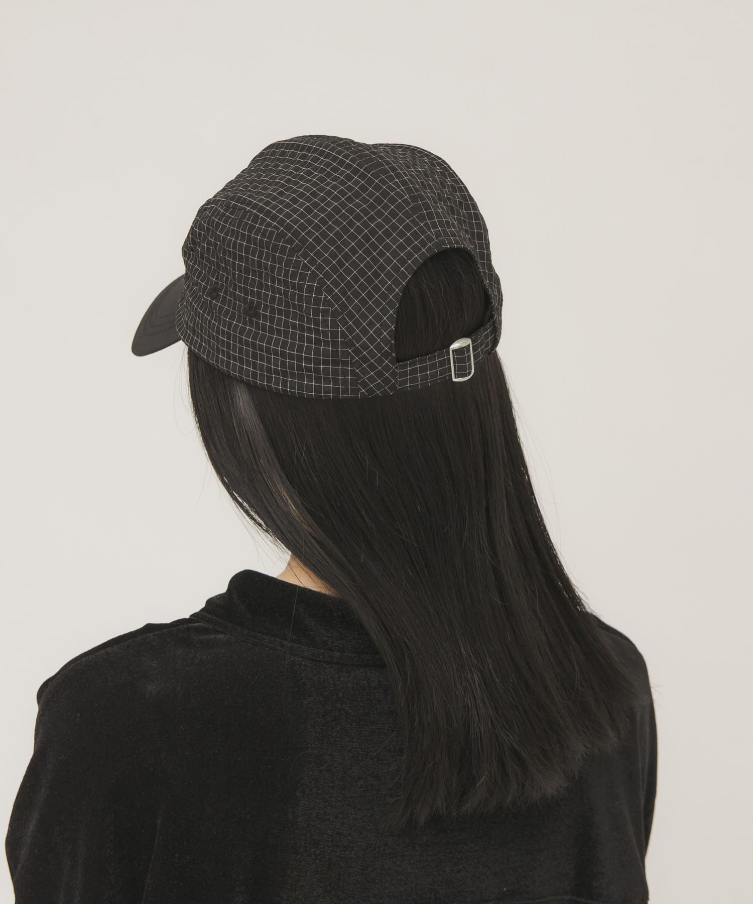 チェックCAP BLACK One