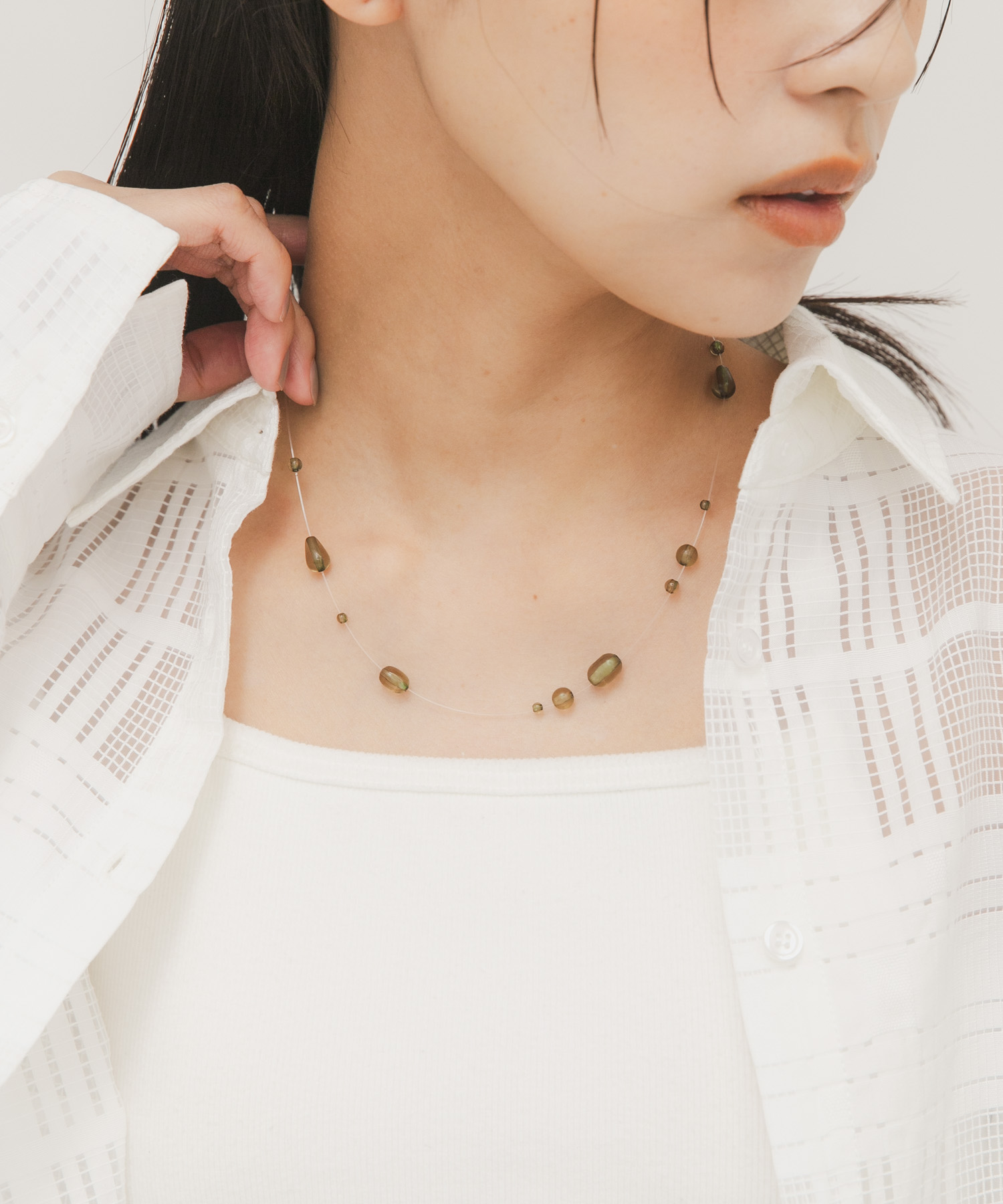 シズクネックレス KHAKI One
