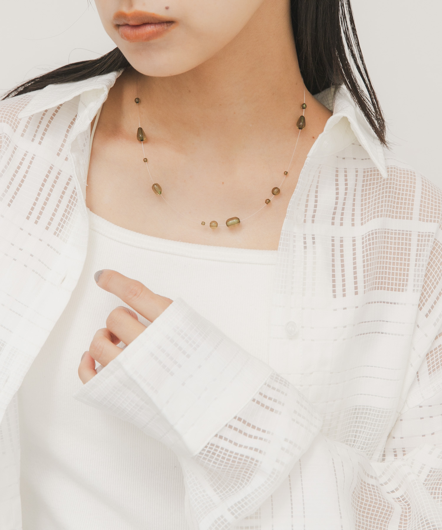 シズクネックレス KHAKI One